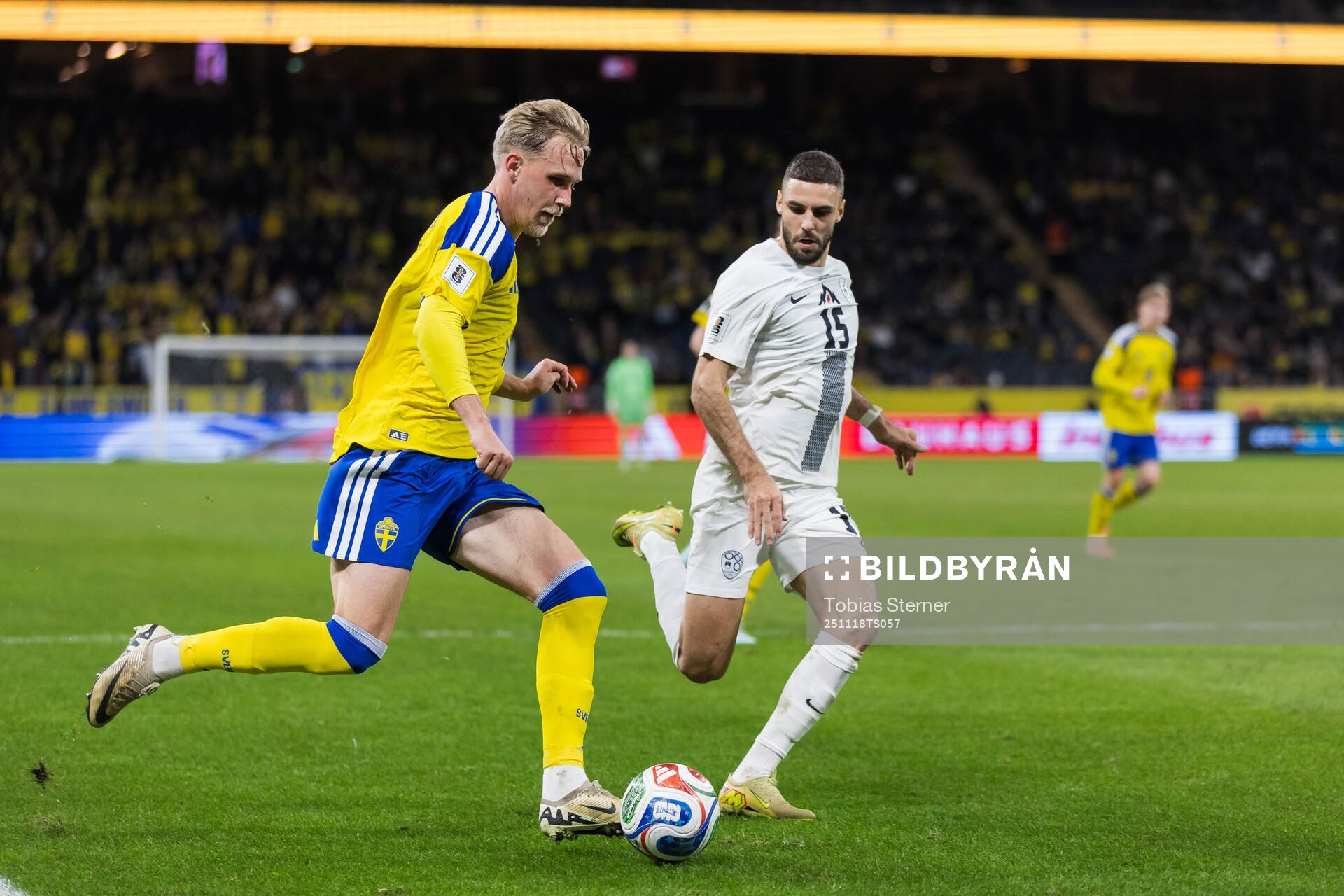 Herman Johansson of Sweden and Danijel Sturm of Slovenia