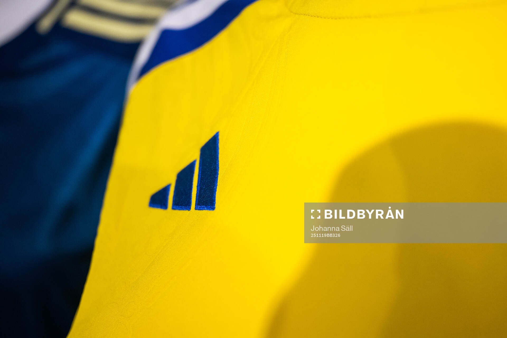 The official jersey of the Swedish women's national