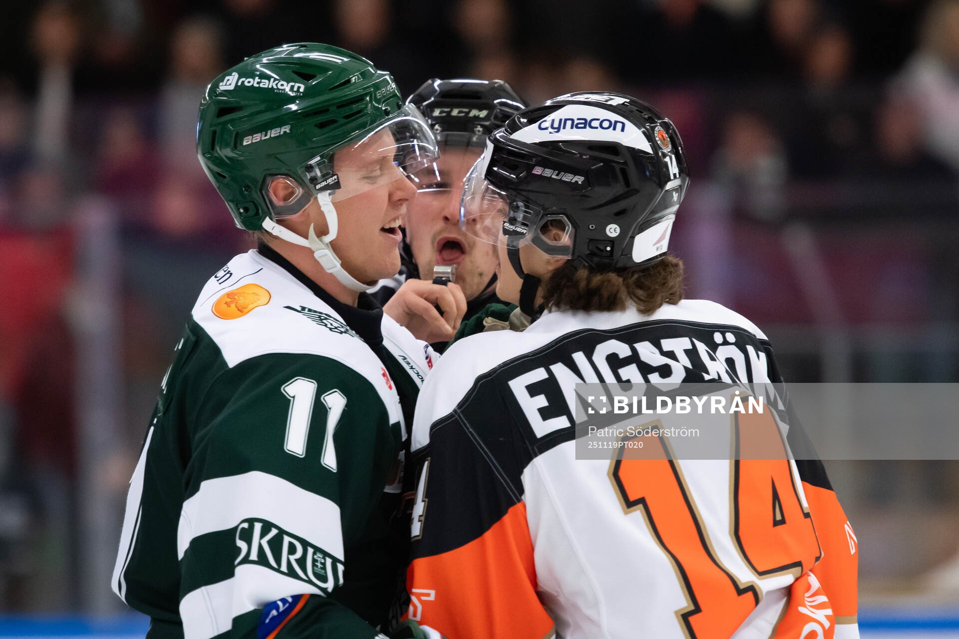 Tingsryds AIFs Isac Nielsen och Karlskrona HKs Liam