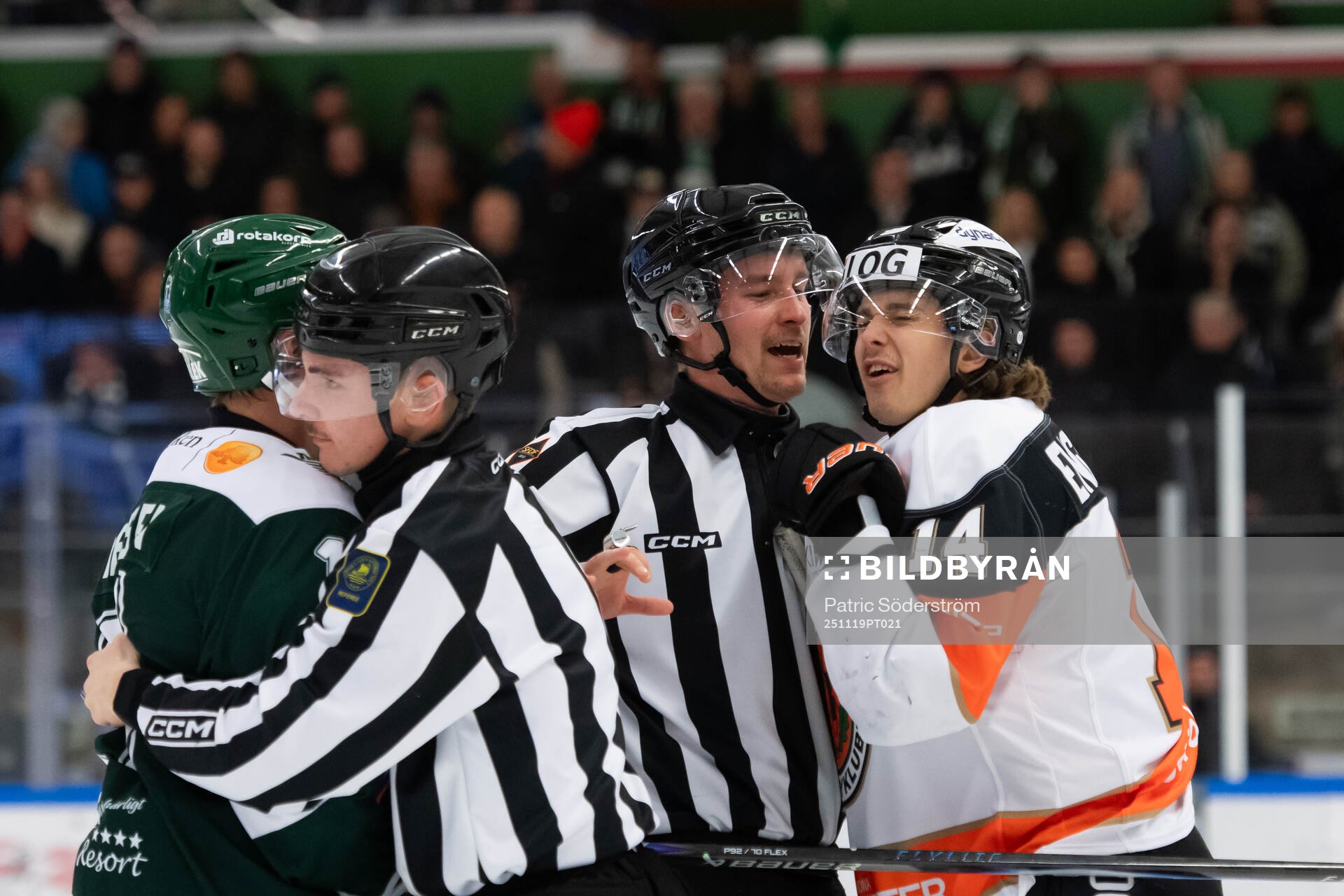 Tingsryds AIFs Isac Nielsen och Karlskrona HKs Liam