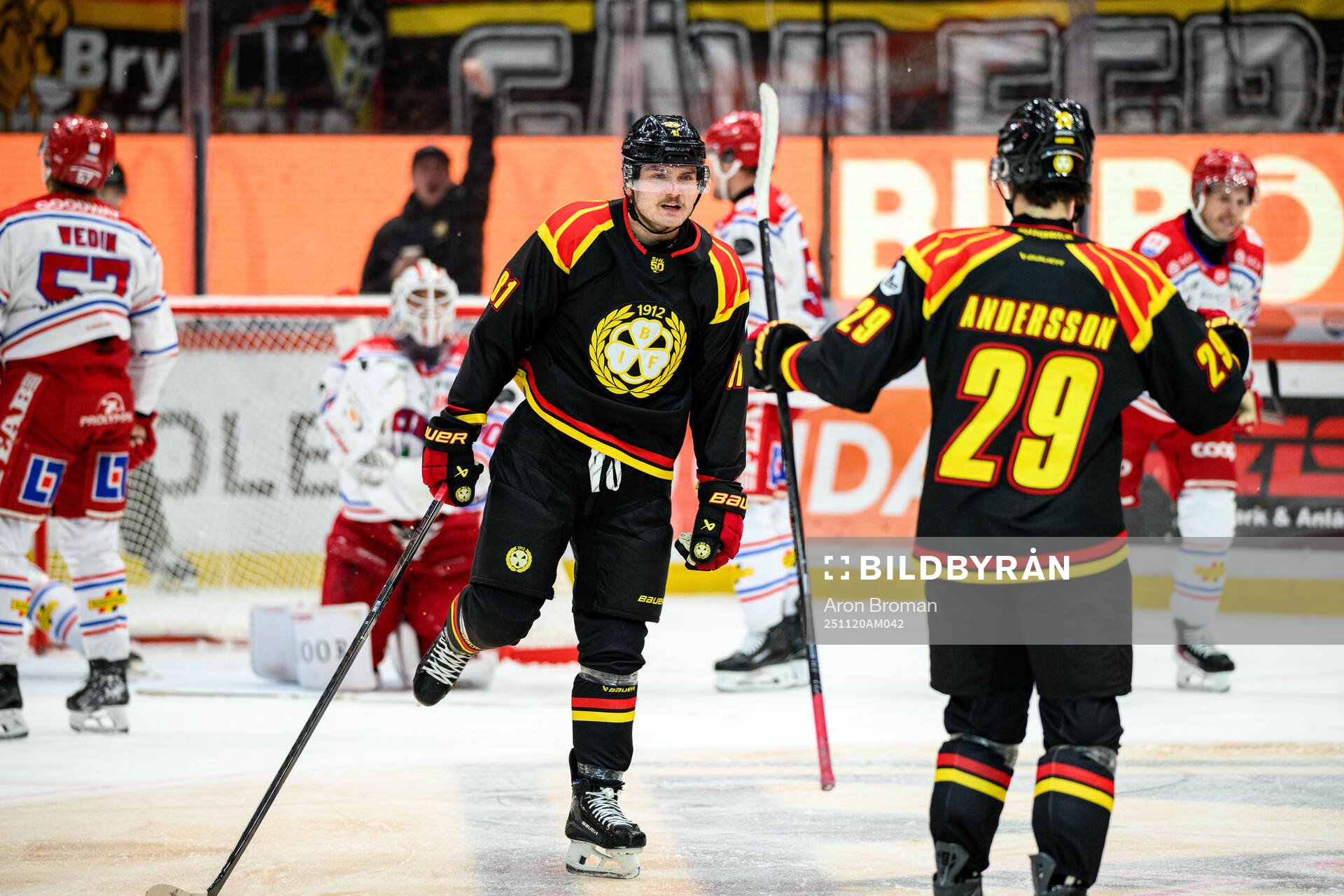Brynäs Kieffer Bellows jublar