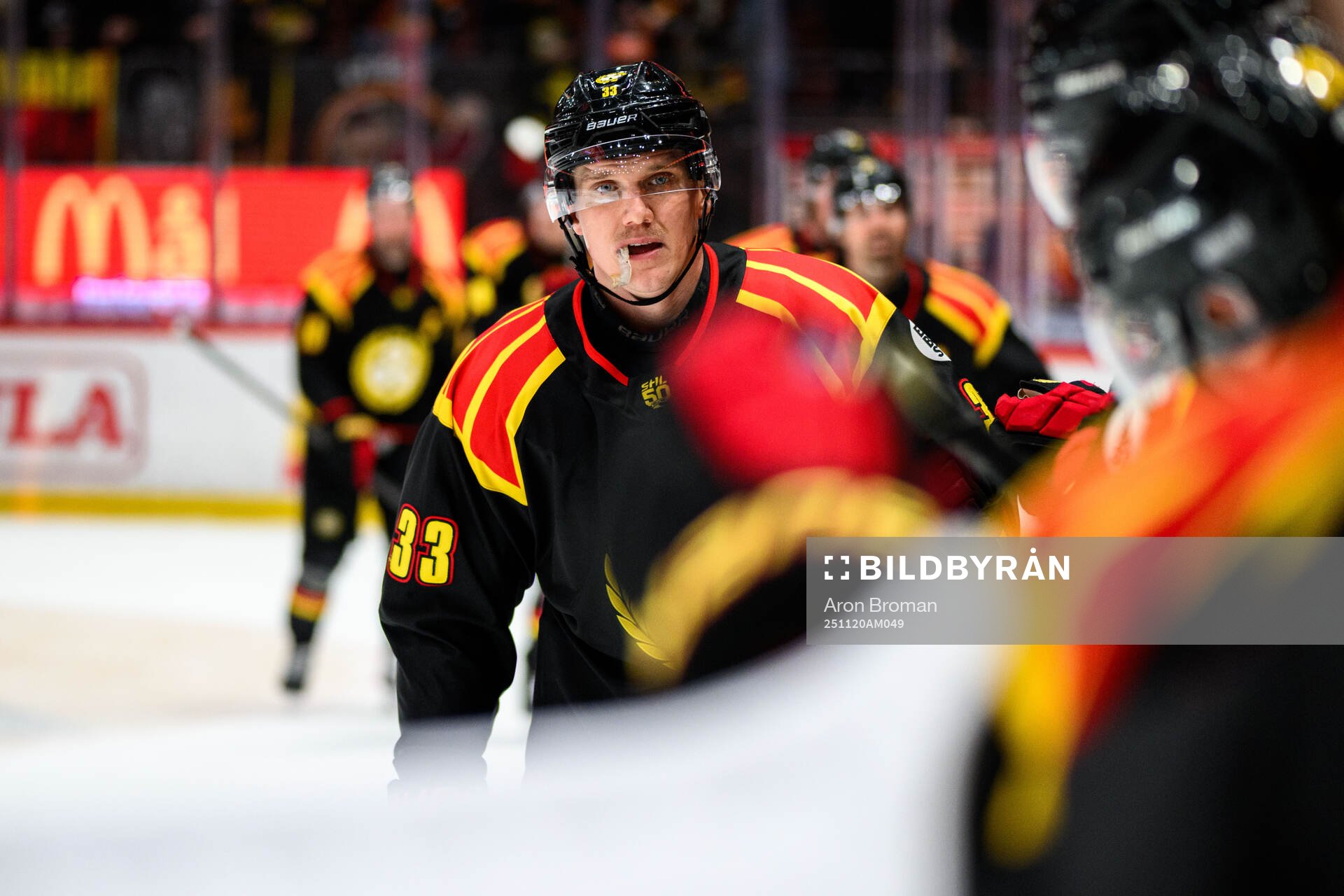 Brynäs Jakob Silfverberg jublar
