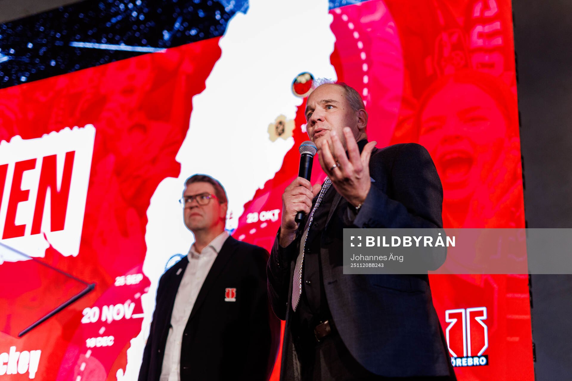 Andreas Westlund, VD Örebro och Johan Hemlin, sportchef SHL