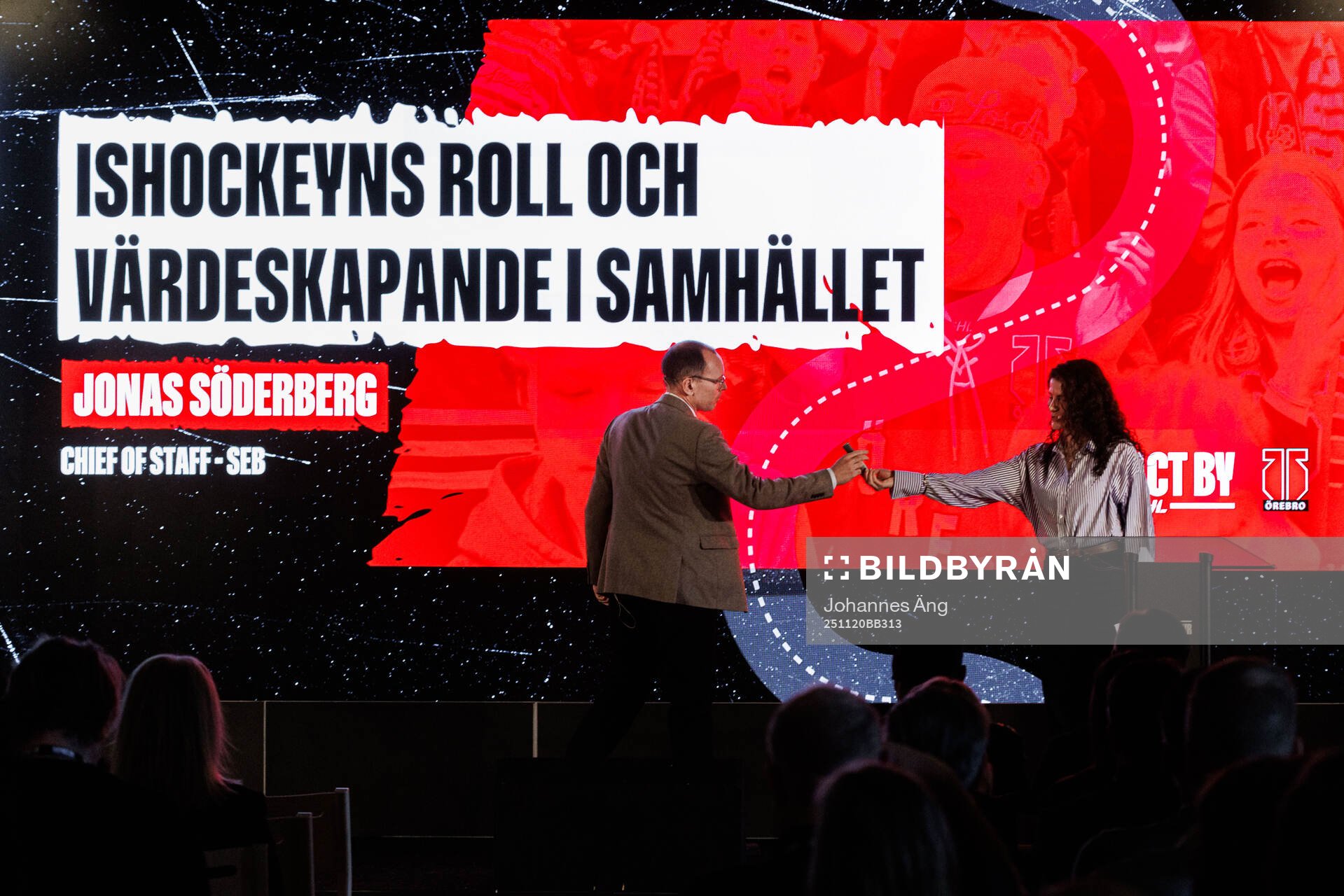 Jonas Söderberg, Chief of Staff SEB och Giselle Abbas,