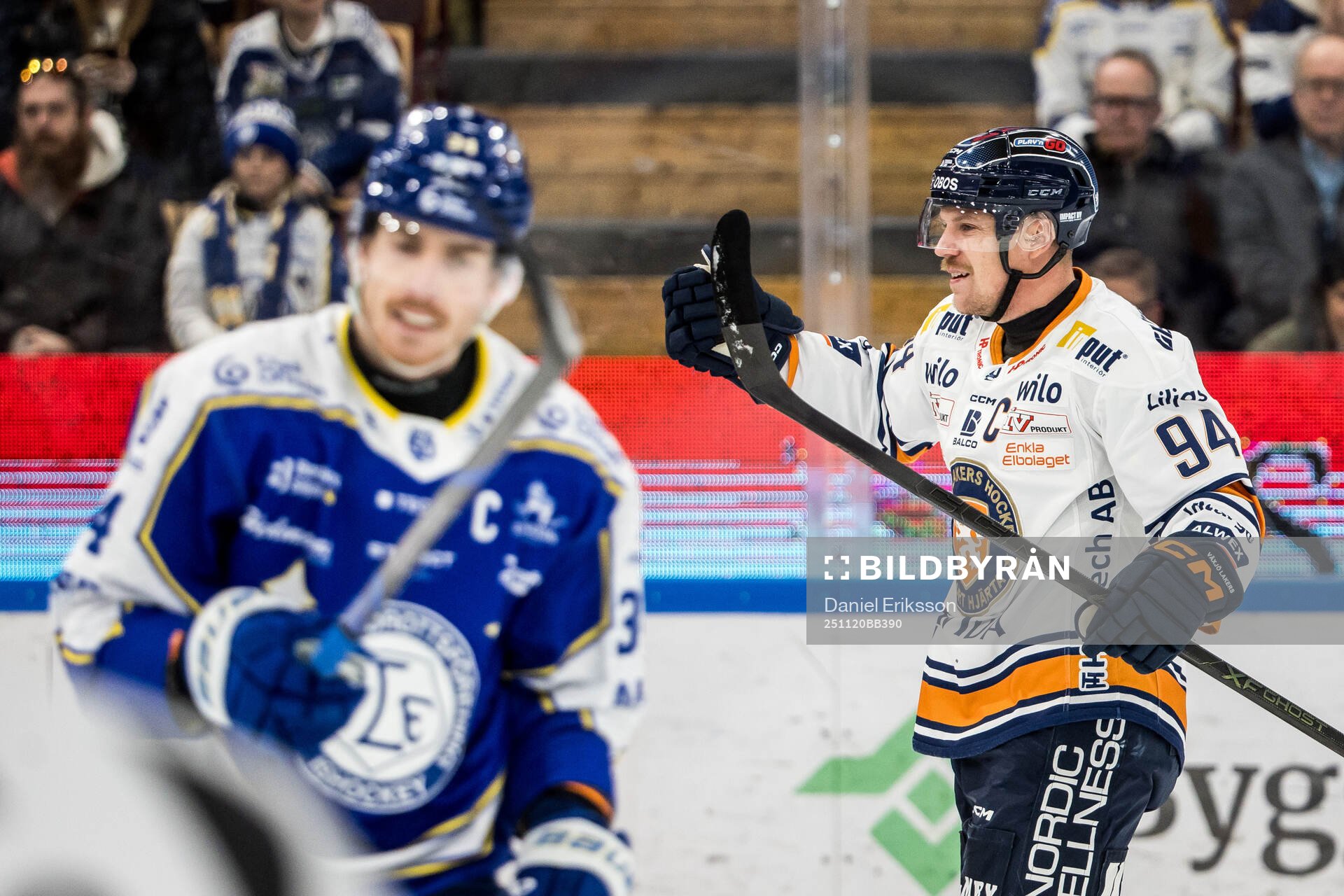 Växjös Joel Persson jublar