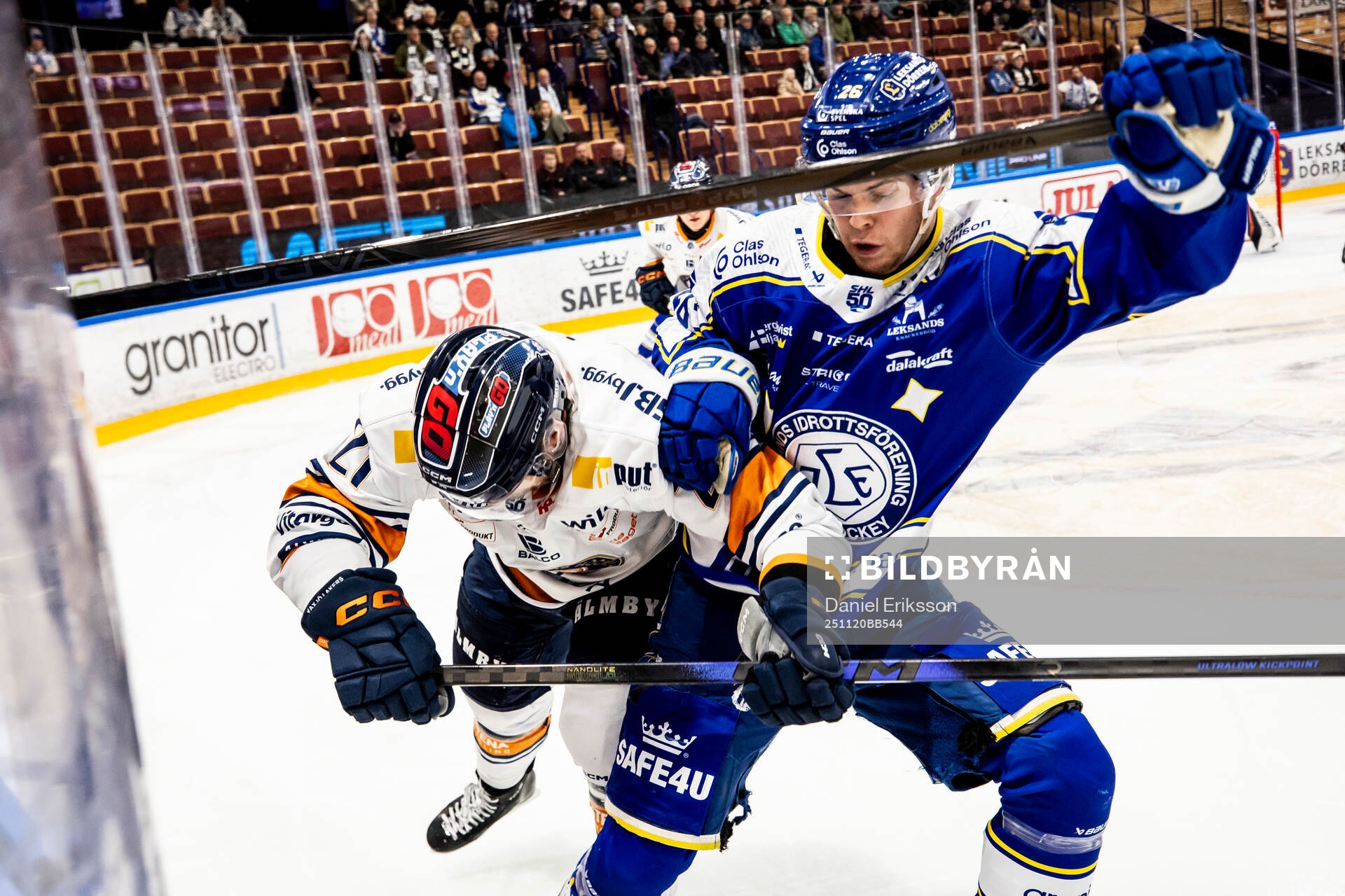 Växjös Brian Cooper och Leksands Zaki Crookes