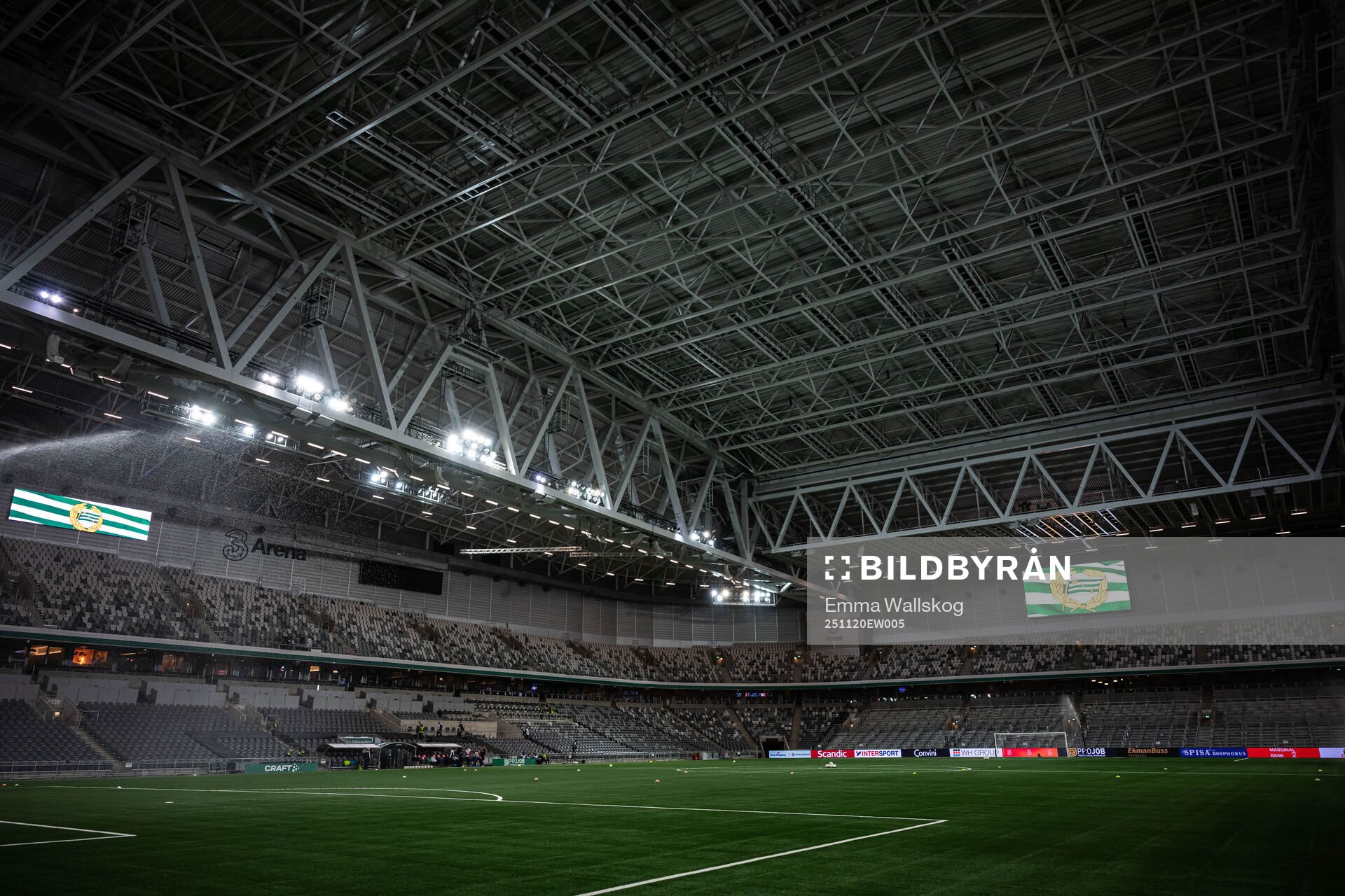 Interior view of 3Arena