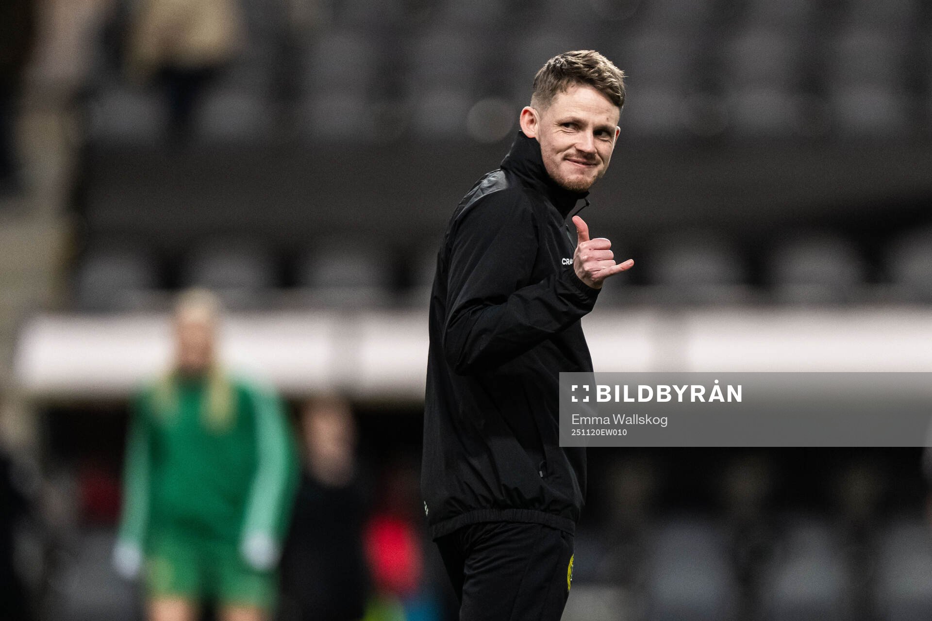 Assistant coach William Strömberg of Hammarby