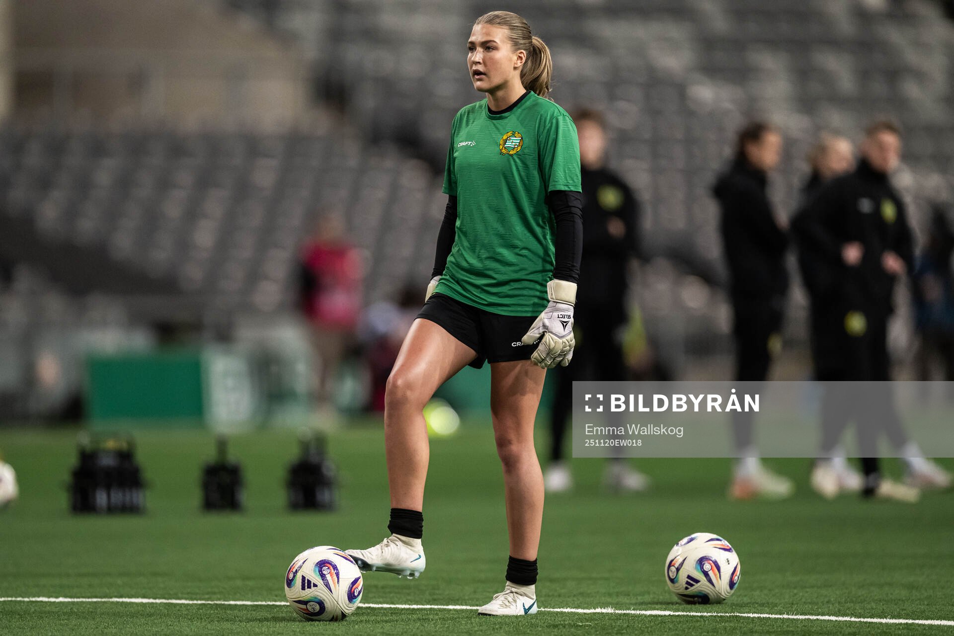 Goalkeeper Fanny Jurander of Hammarby
