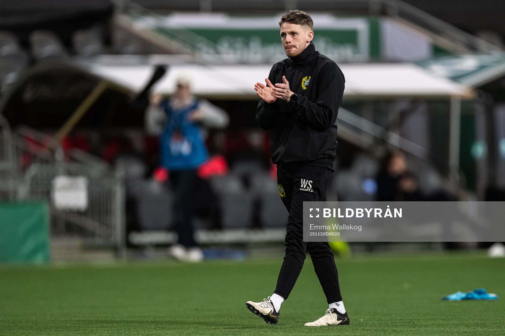 Assistant coach William Strömberg of Hammarby