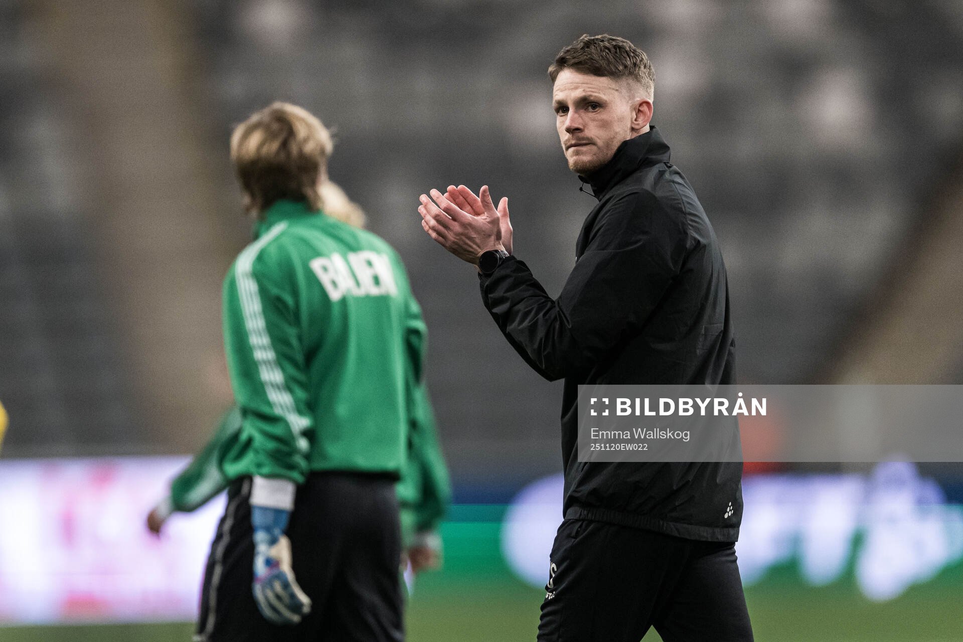 Assistant coach William Strömberg of Hammarby