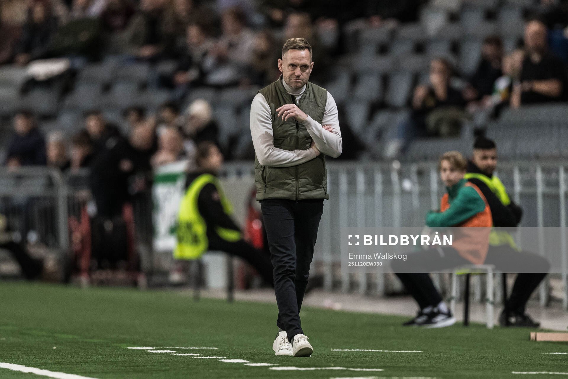 Coach Martin Sjögren of Hammarby