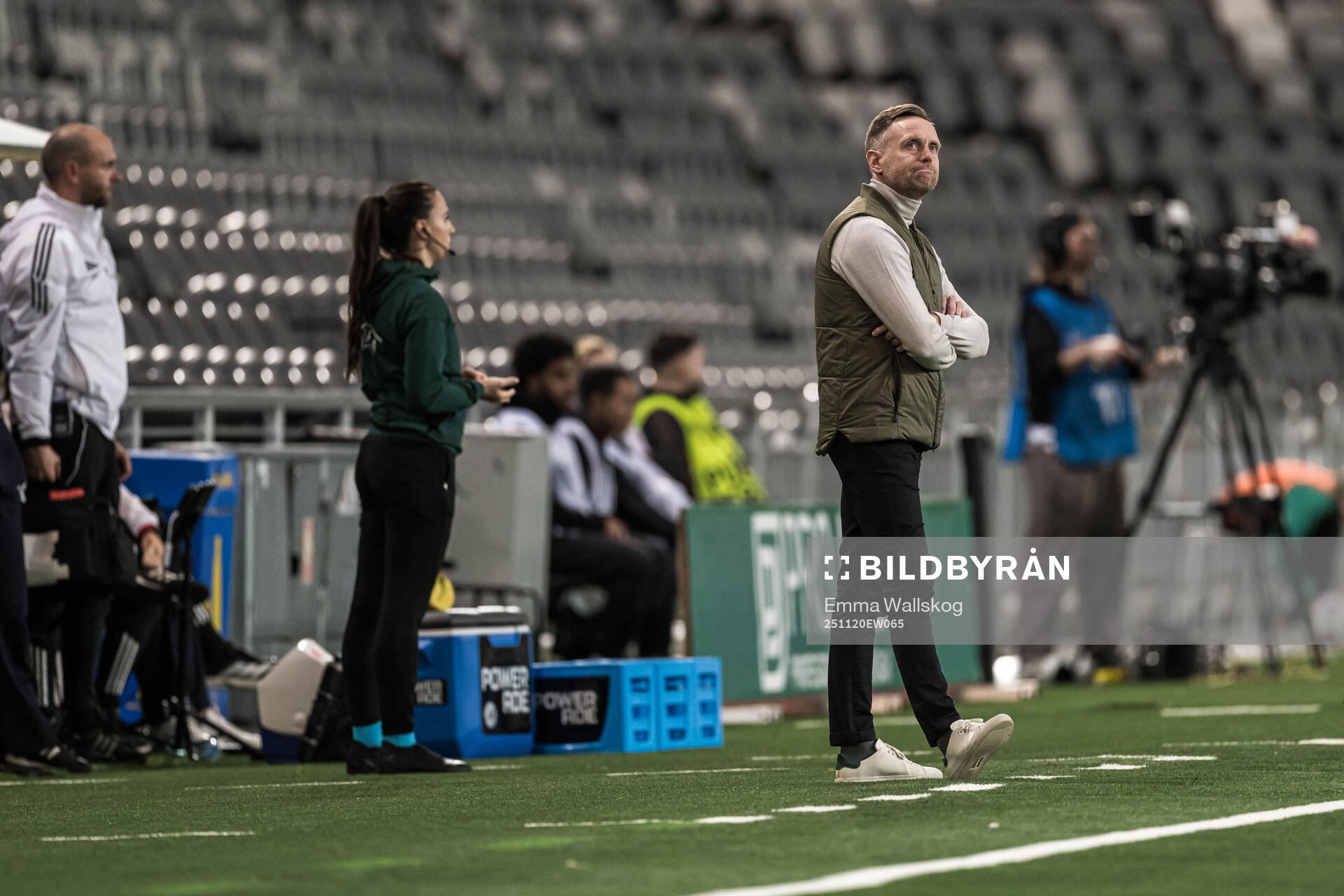 Coach Martin Sjögren of Hammarby