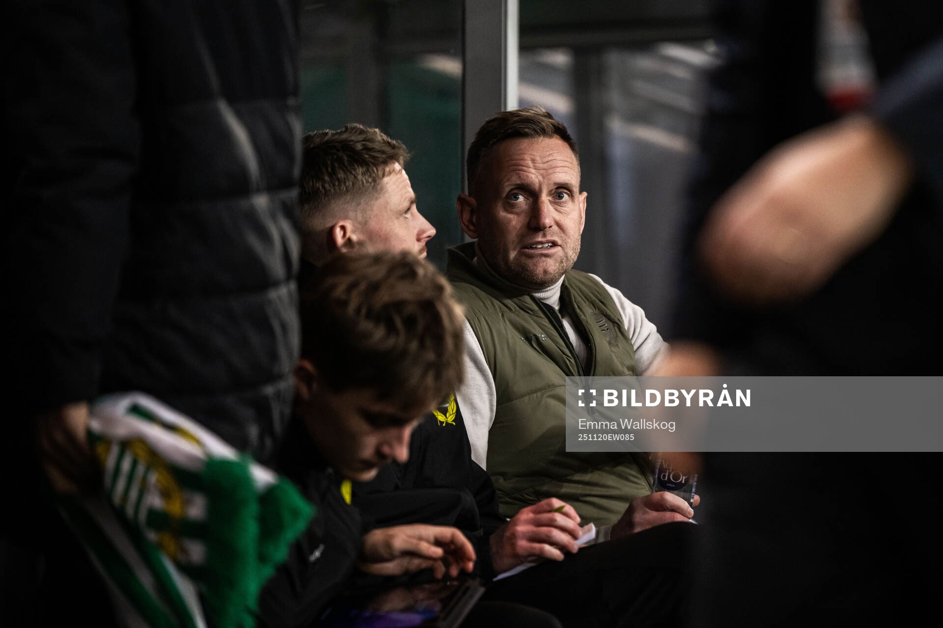 Head coach Martin Sjögren of Hammarby