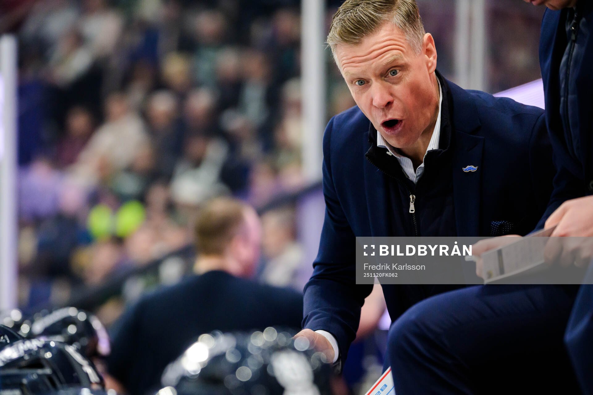 HV71s assisterande tränare Nicklas Rahm