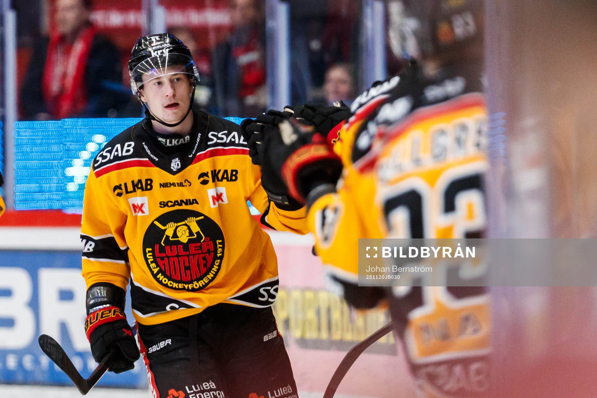 Luleås Pontus Andreasson jublar