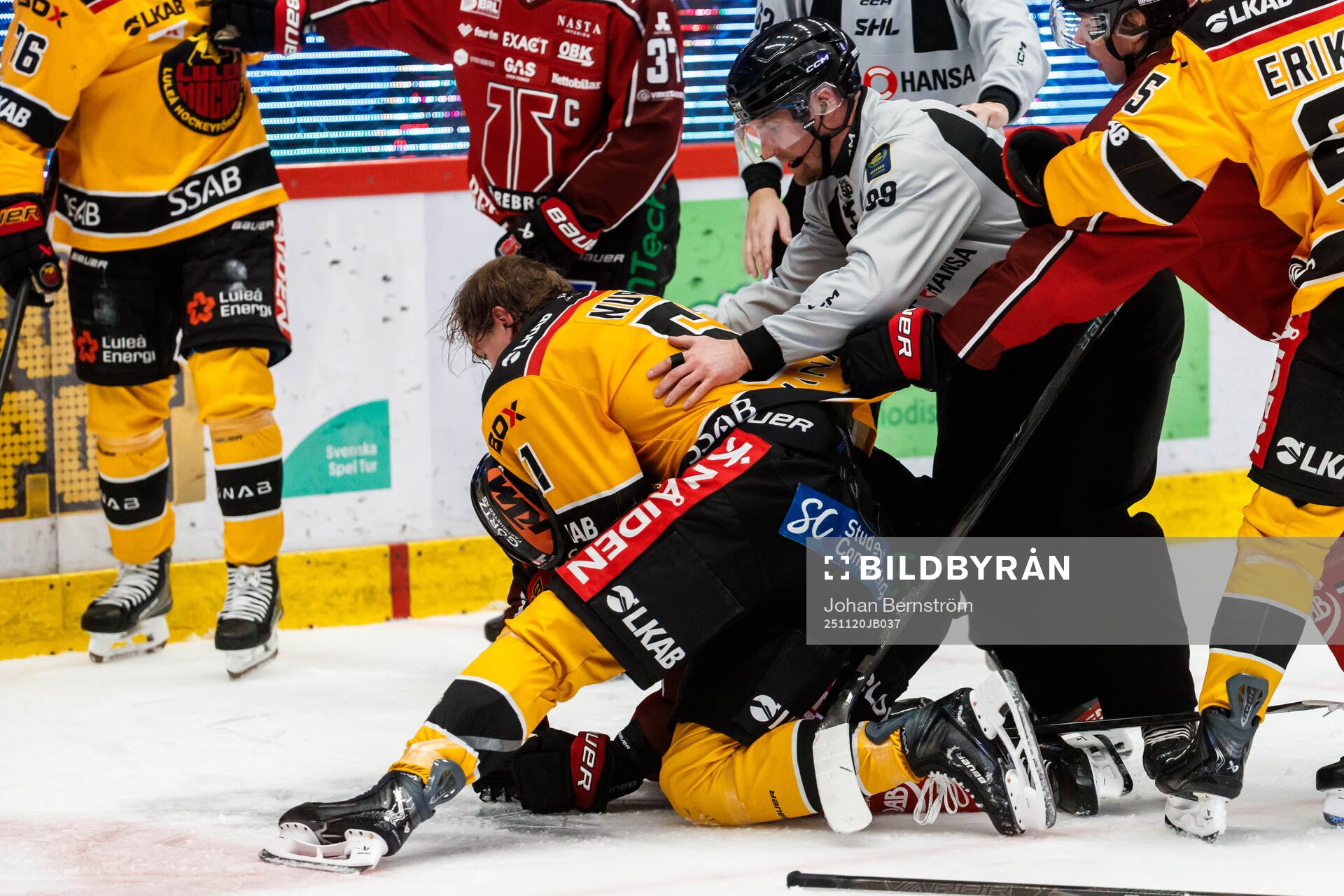 Luleås Markus Nurmi och Örebros Christopher Mastomäki