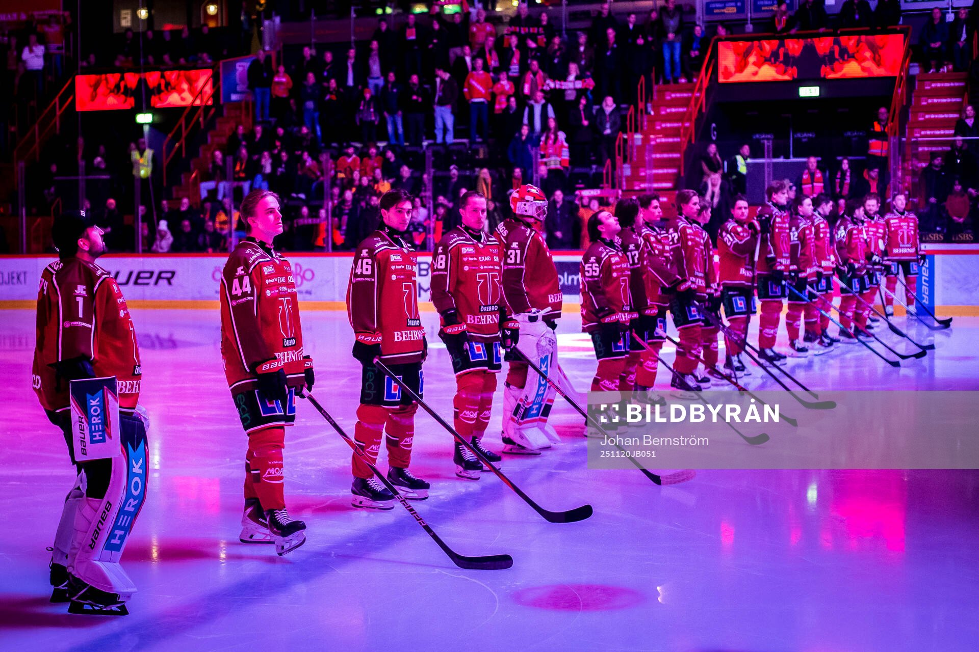 Örebros målvakt Jhonas Enroth, Melvin Fernström, Svante