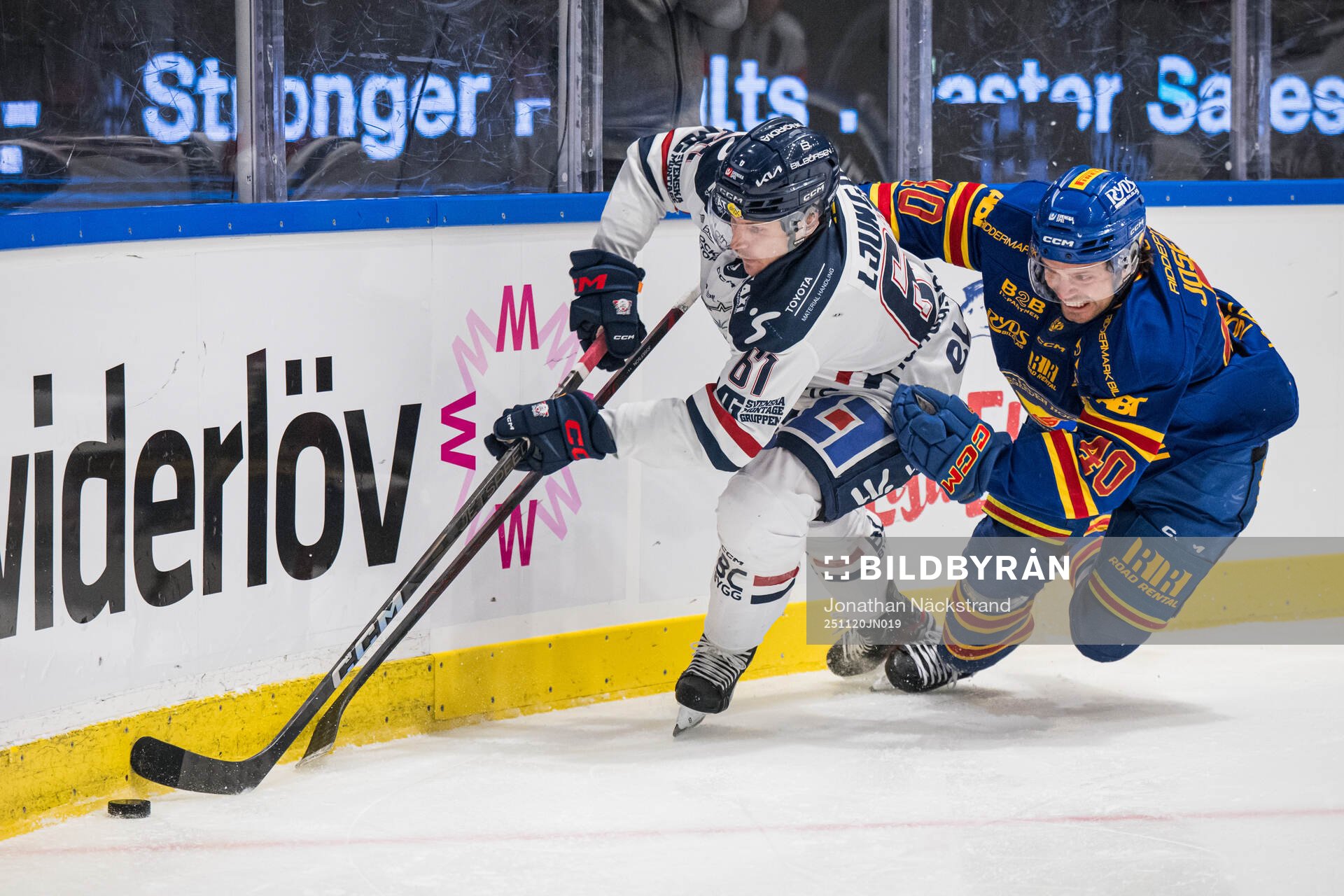 Linköpings Markus Ljungh och Djurgårdens Jacob Josefson