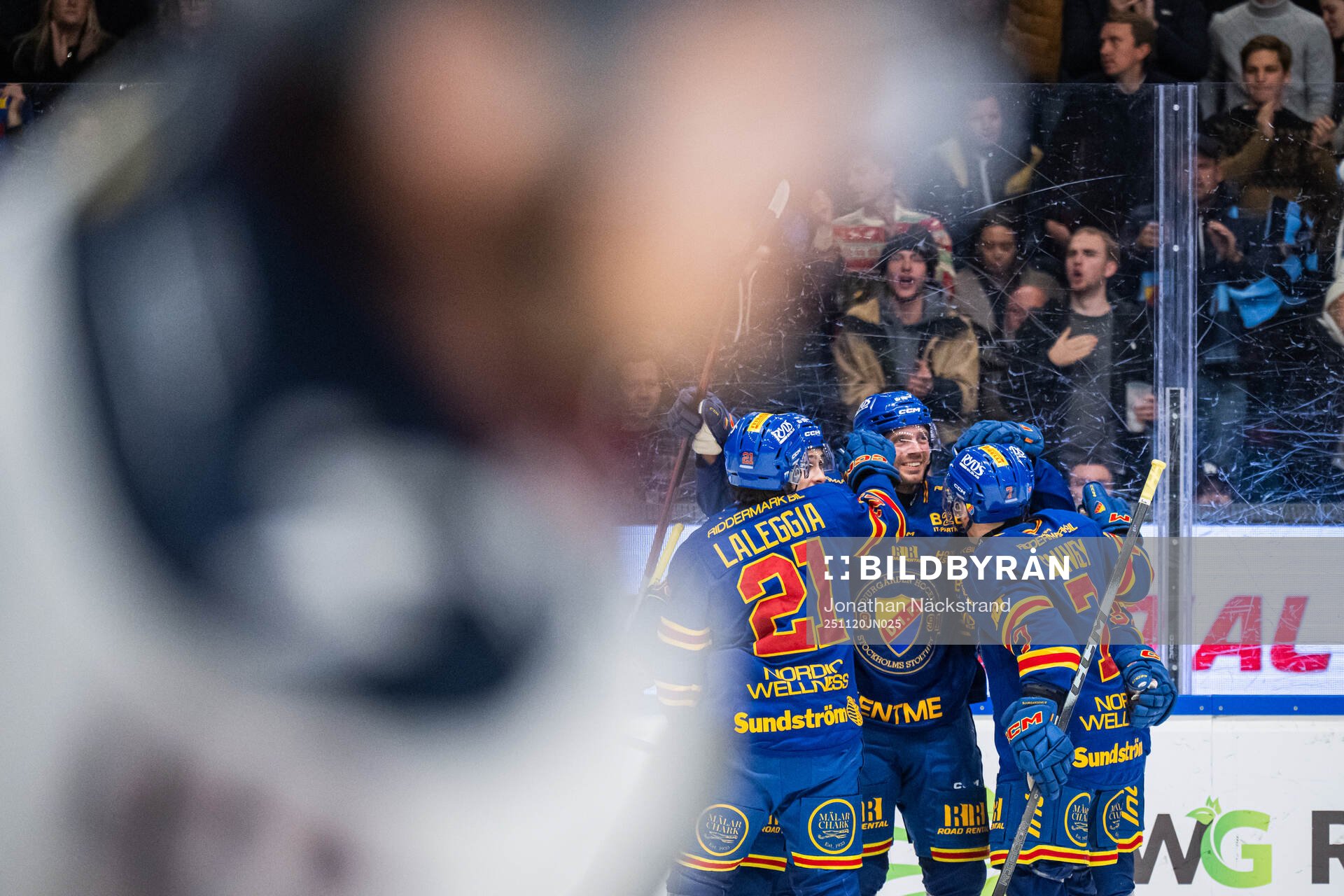 Djurgårdens Jacob Josefson jublar