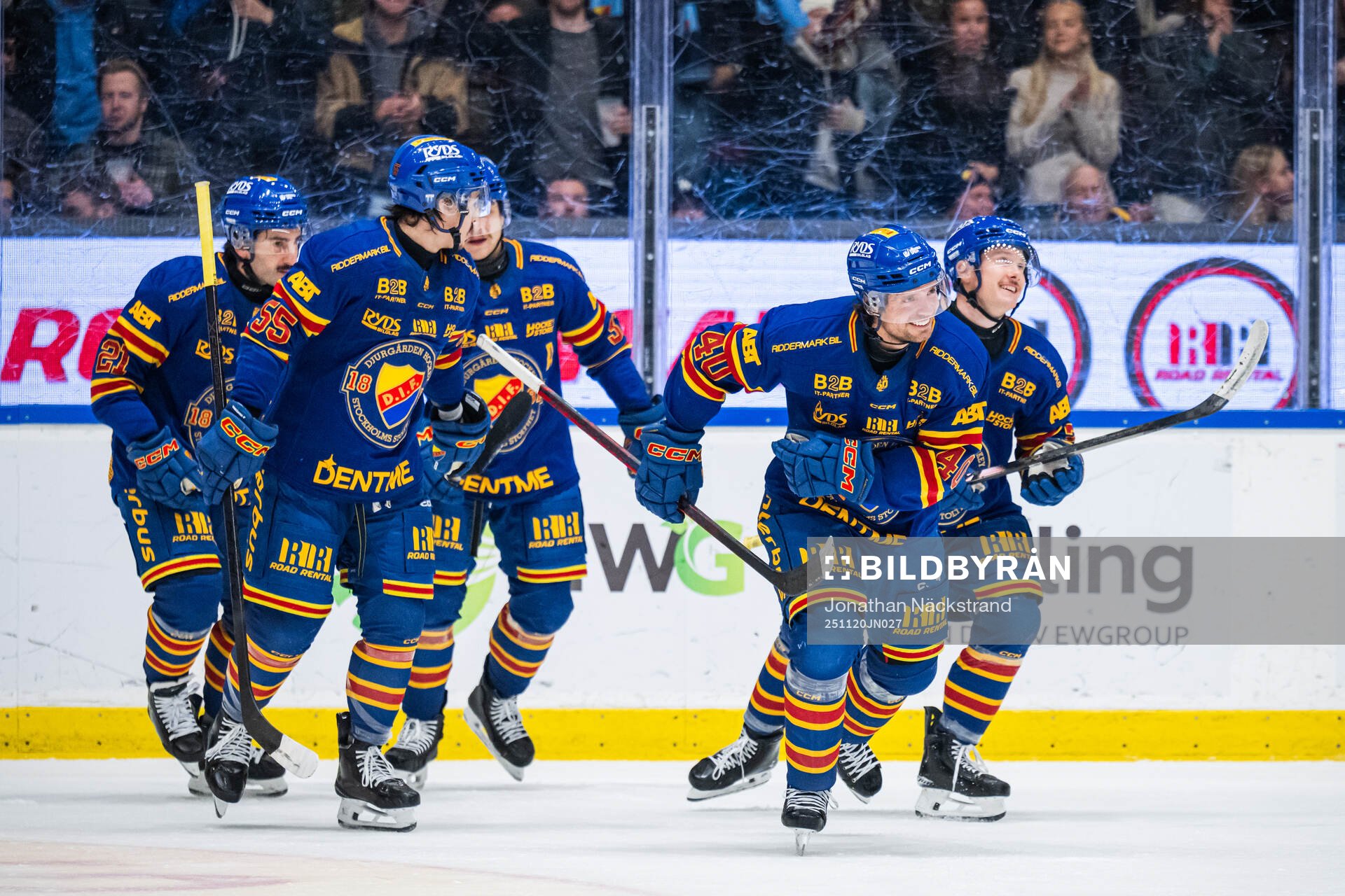 Djurgårdens Jacob Josefson jublar