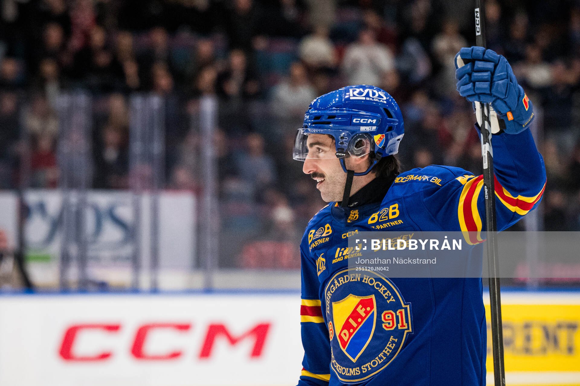 Djurgårdens Joseph Laleggia jublar