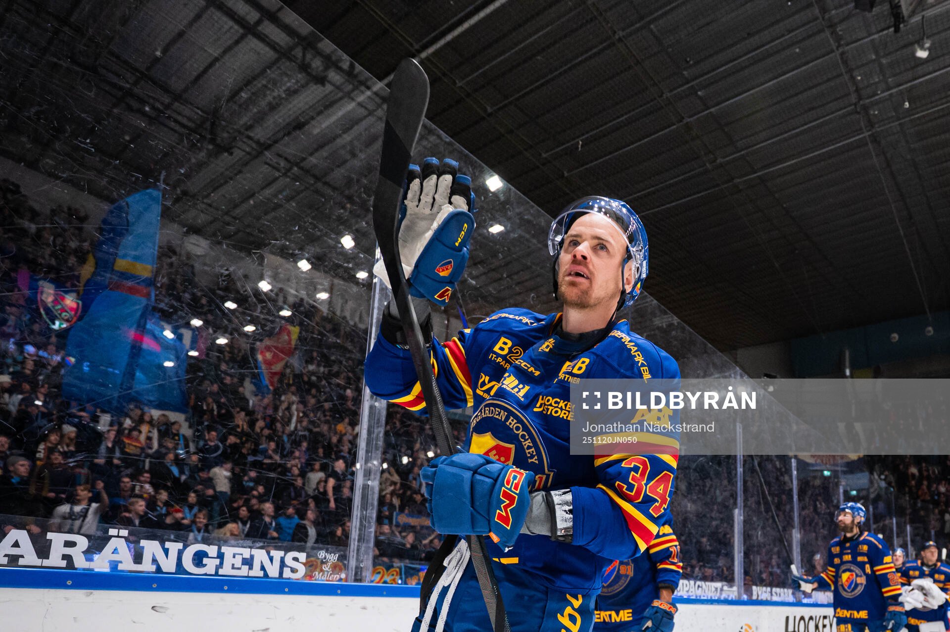 Djurgårdens Daniel Brodin jublar
