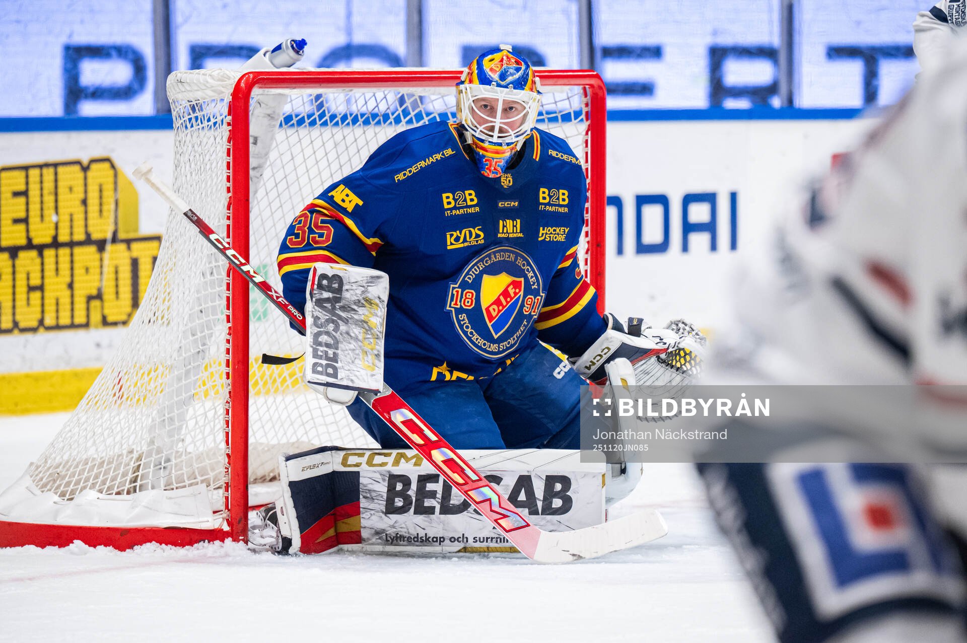 Djurgårdens målvakt Magnus Hellberg