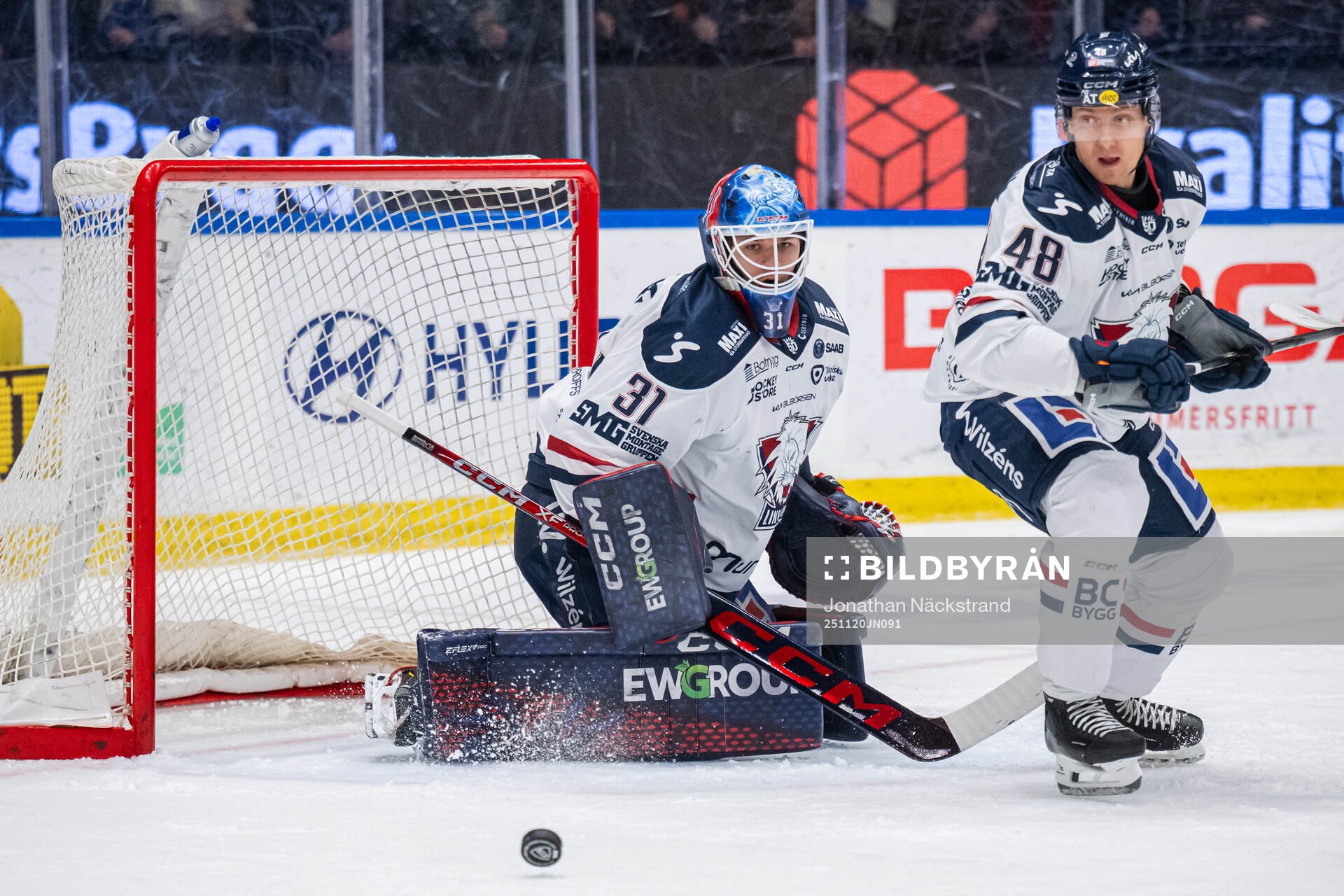 Linköpings målvakt Jesper Myrenberg