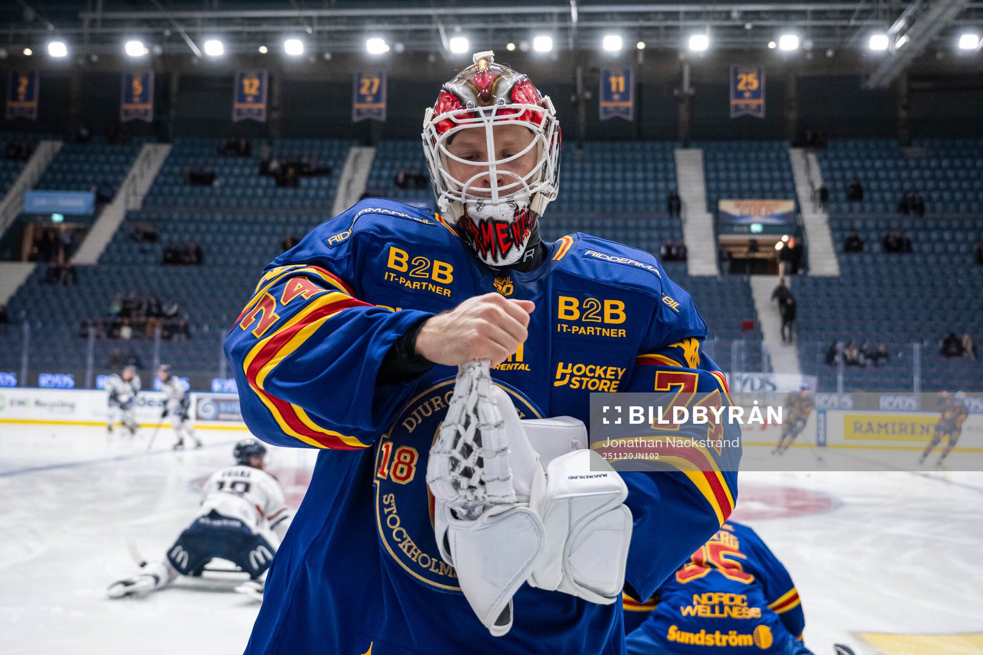 Djurgårdens målvakt Daniel Marmenlind