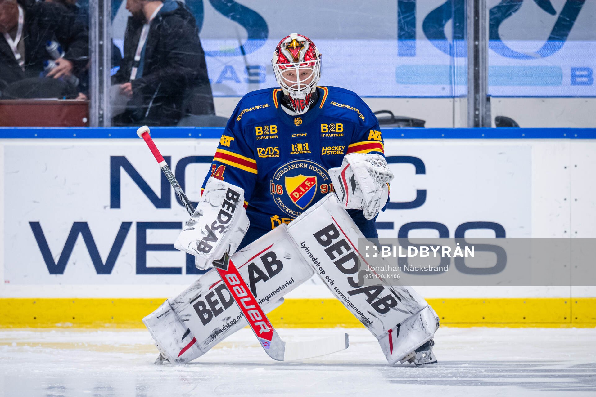 Djurgårdens målvakt Daniel Marmenlind