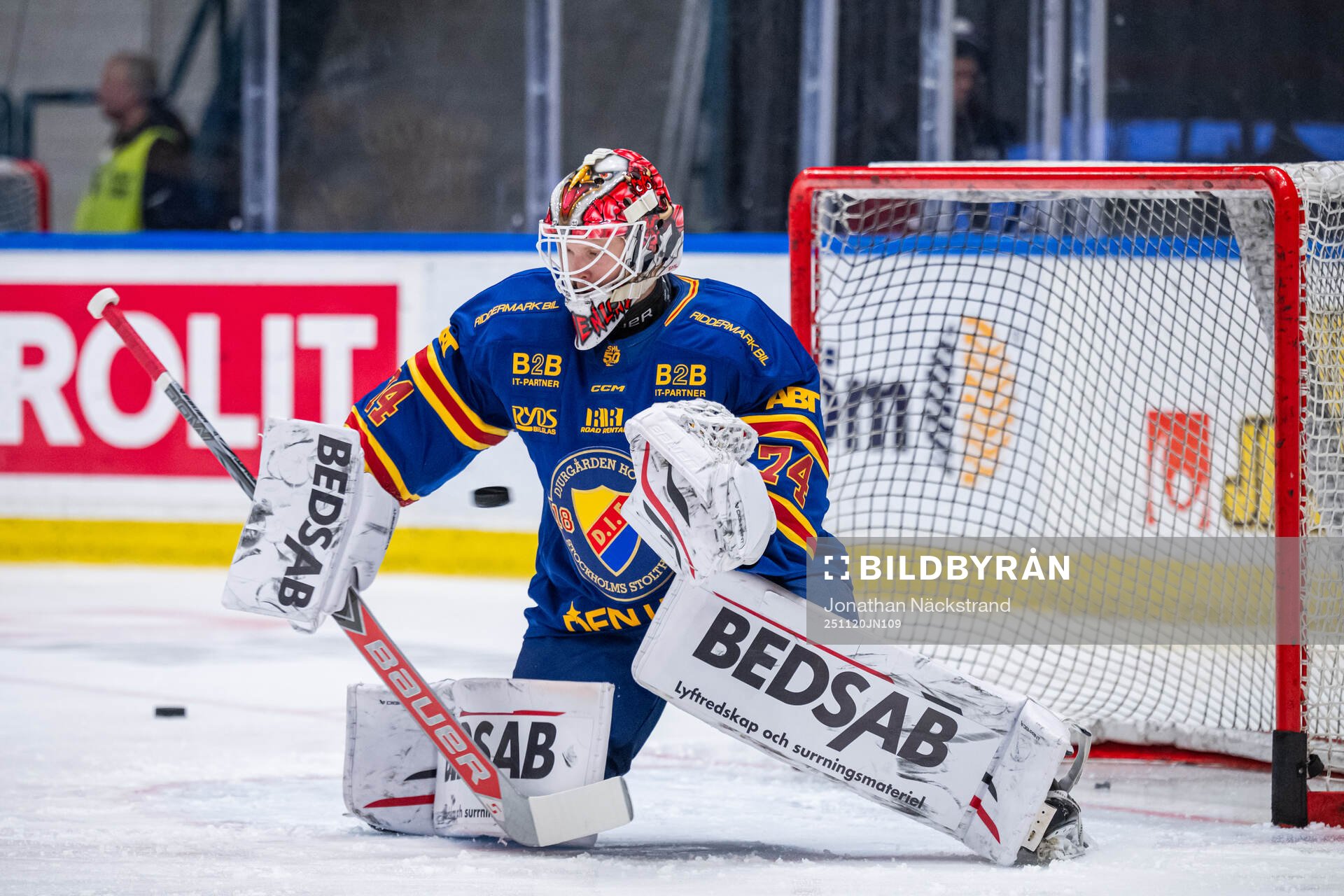 Djurgårdens målvakt Daniel Marmenlind