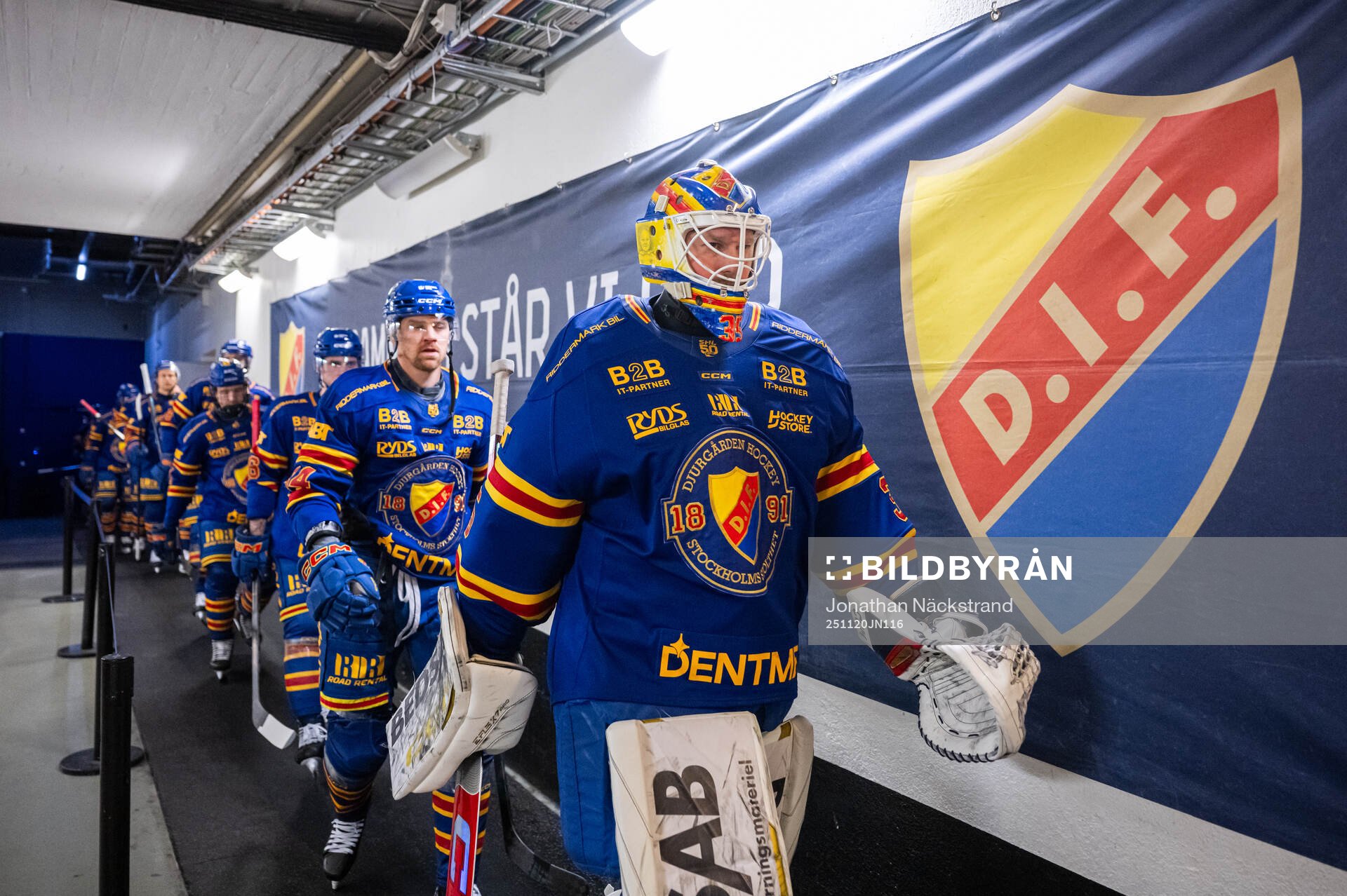 Djurgårdens målvakt Magnus Hellberg