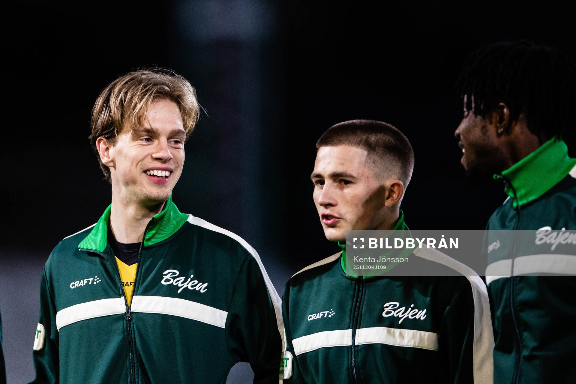 Hammarby TFFs Oscar Steinke Brånby och Benjamin Laturnus