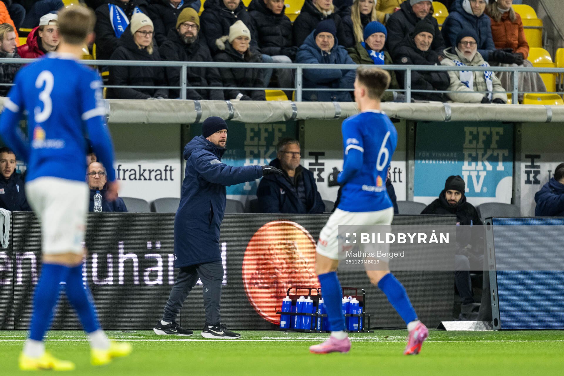 Norrby IFs tränare Tobias Linderoth