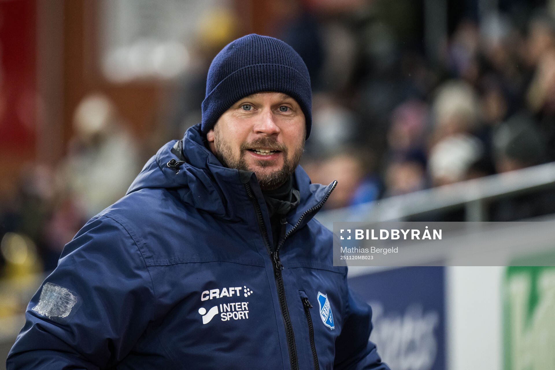 Norrby IFs tränare Tobias Linderoth