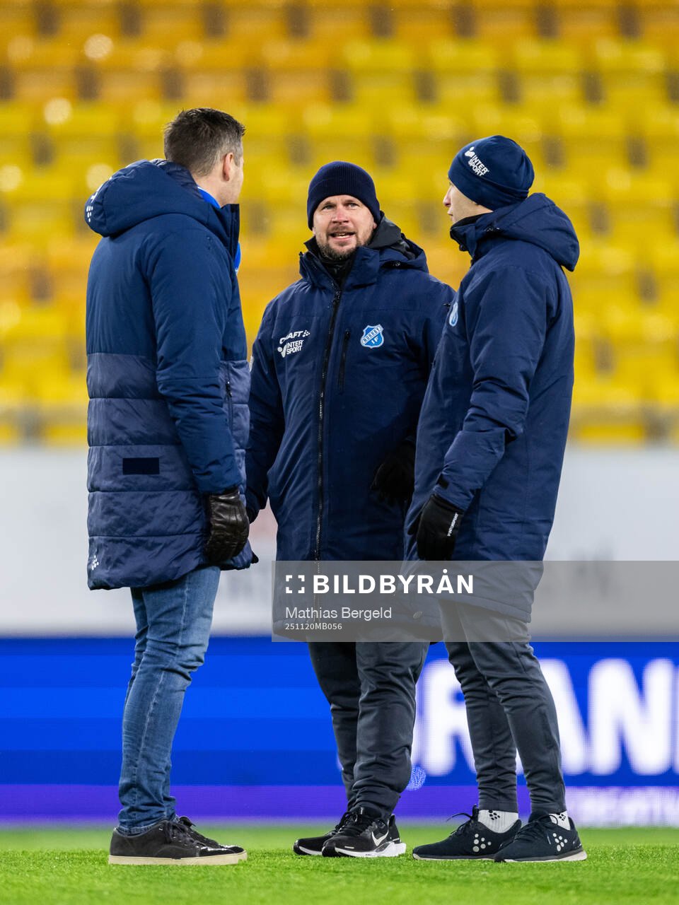 Norrbys klubbchef David Kryssman och tränare Tobias