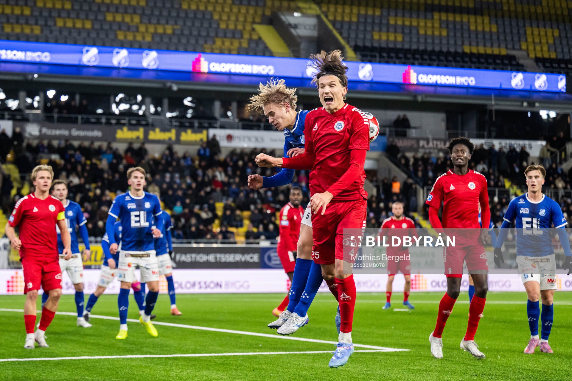 Norrbys Vidar Svendsen och Utsiktens Noah Johansson