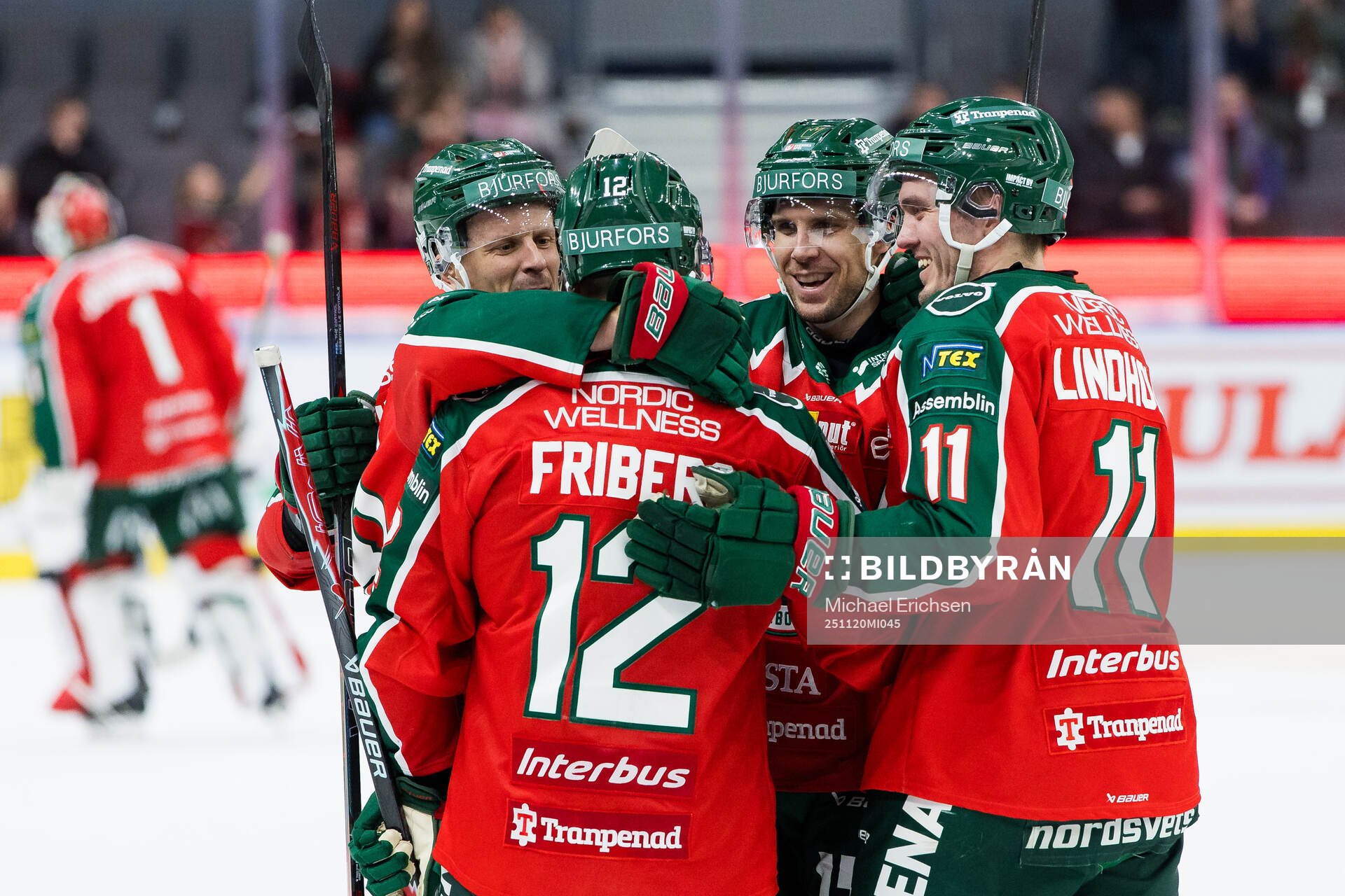Frölundas Max Friberg jublar