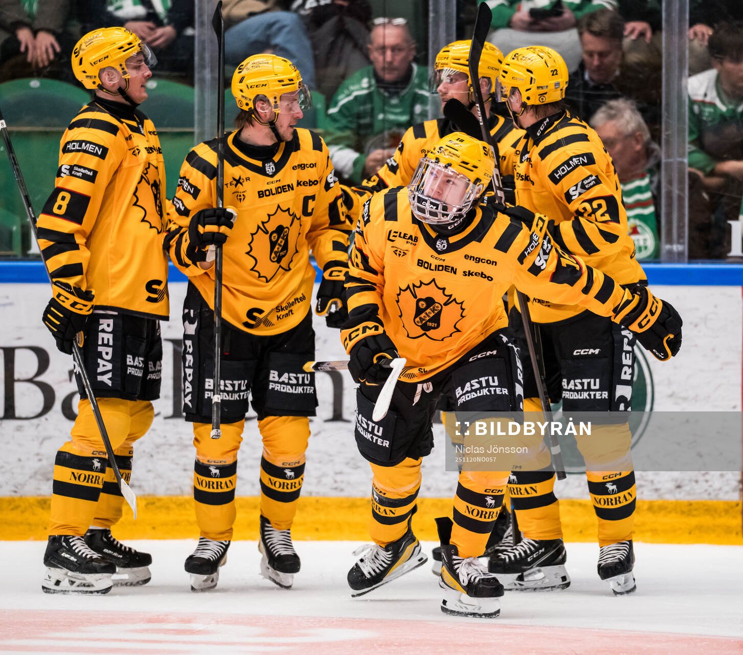 Skellefteås Viktor Klingsell jublar