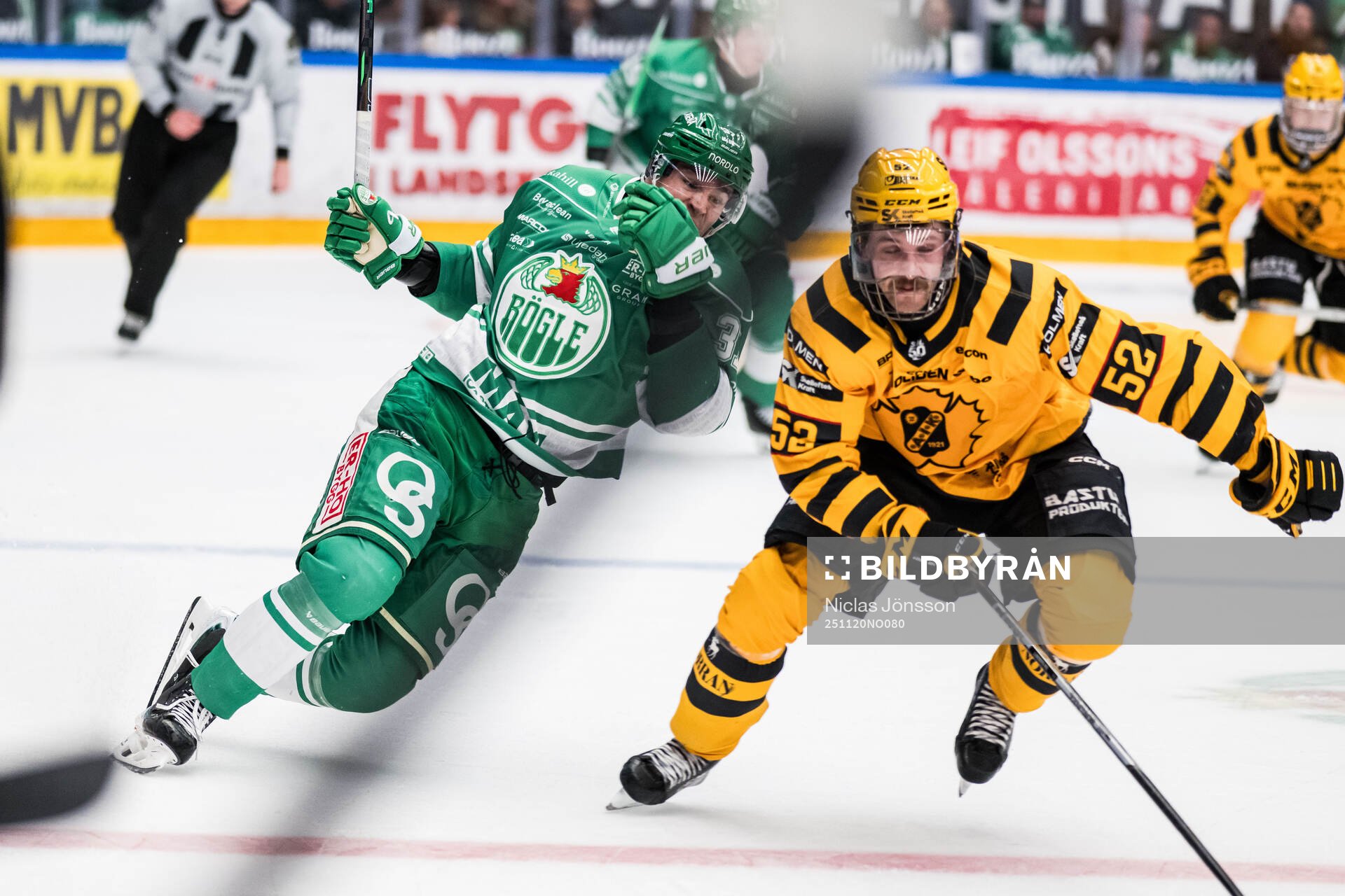 Rögles Albin Sundsvik och Skellefteås Arvid Lundberg