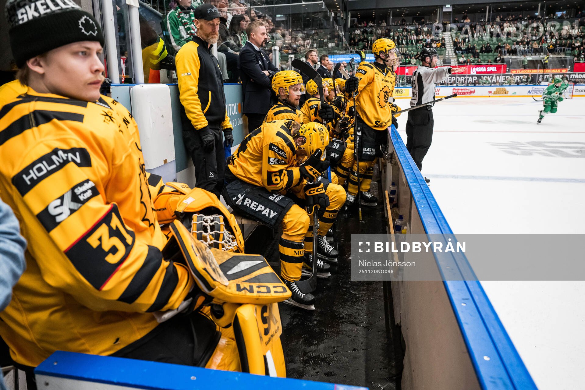 Skellefteås Jonathan Pudas har ont