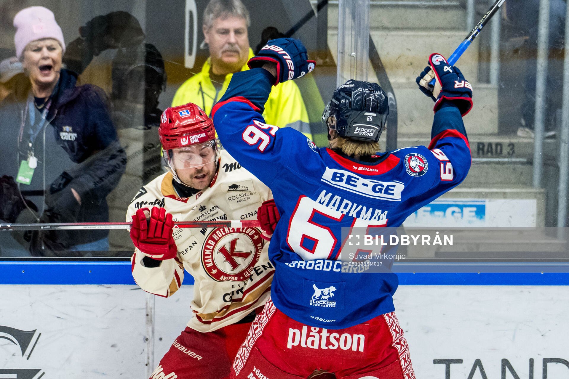 Kalmars Gabriel Olsson och Oskarshamns Ludvig Markman