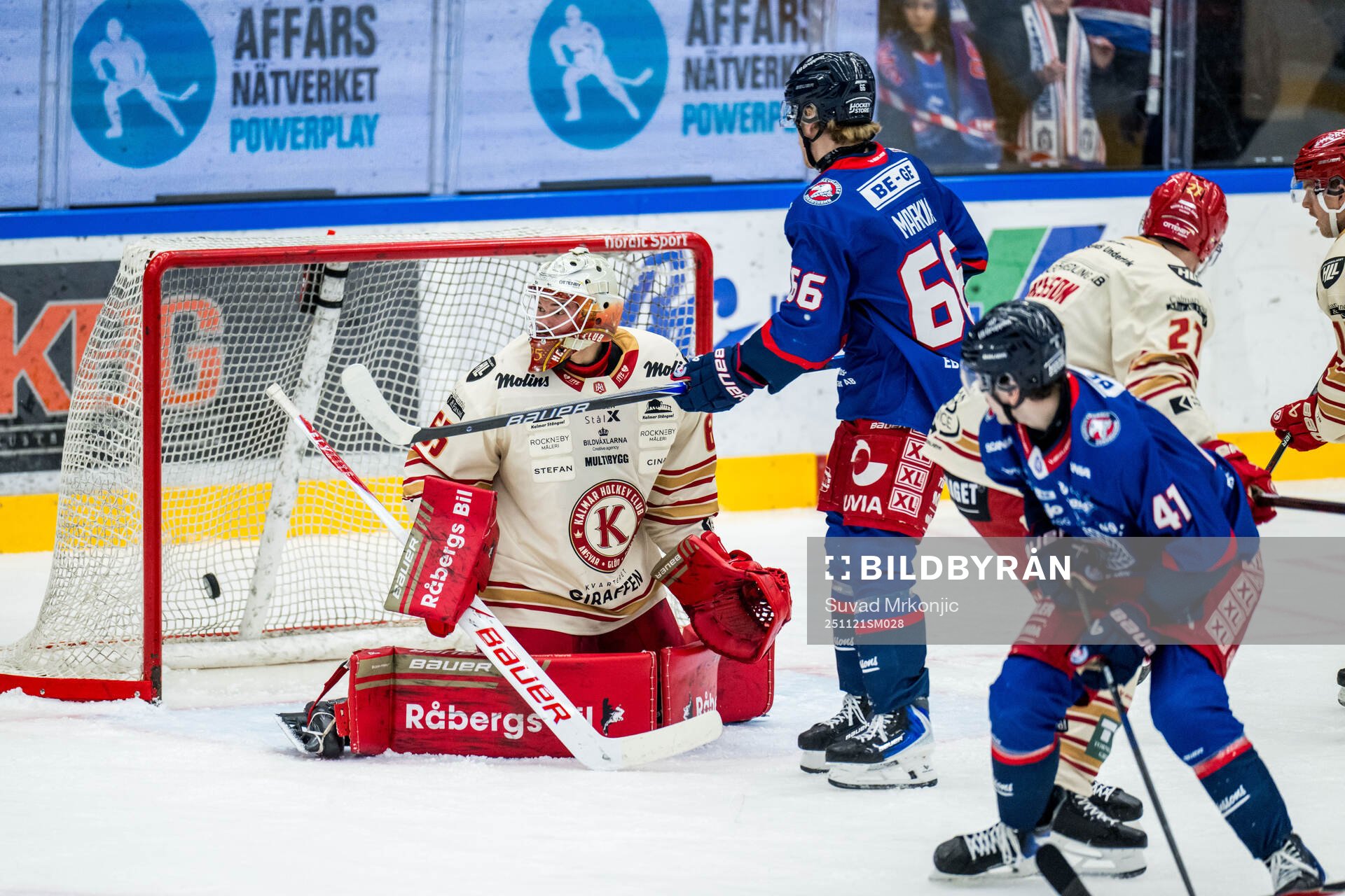 Oskarshamns Sören Dietz Larsen (ej i bild) gör 1-1