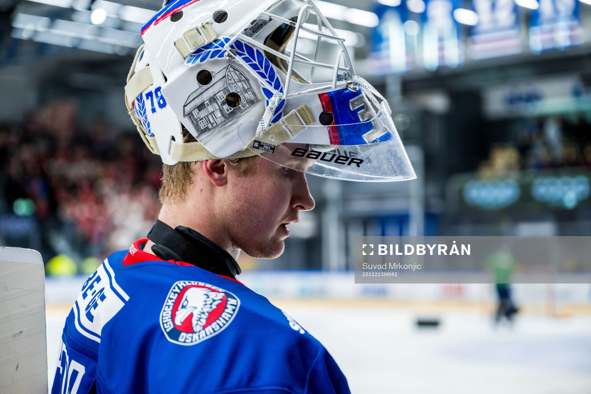 Oskarshamns målvakt Olof Glifford