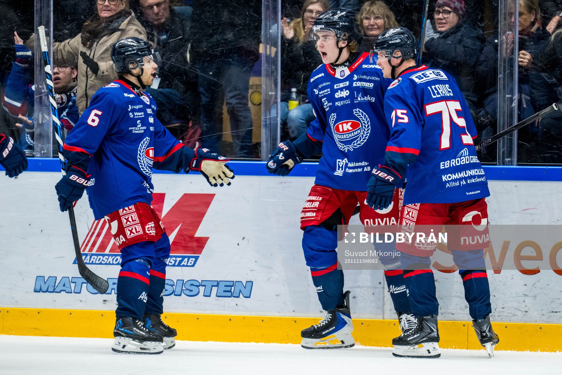 Oskarshamns Herman Träff jublar