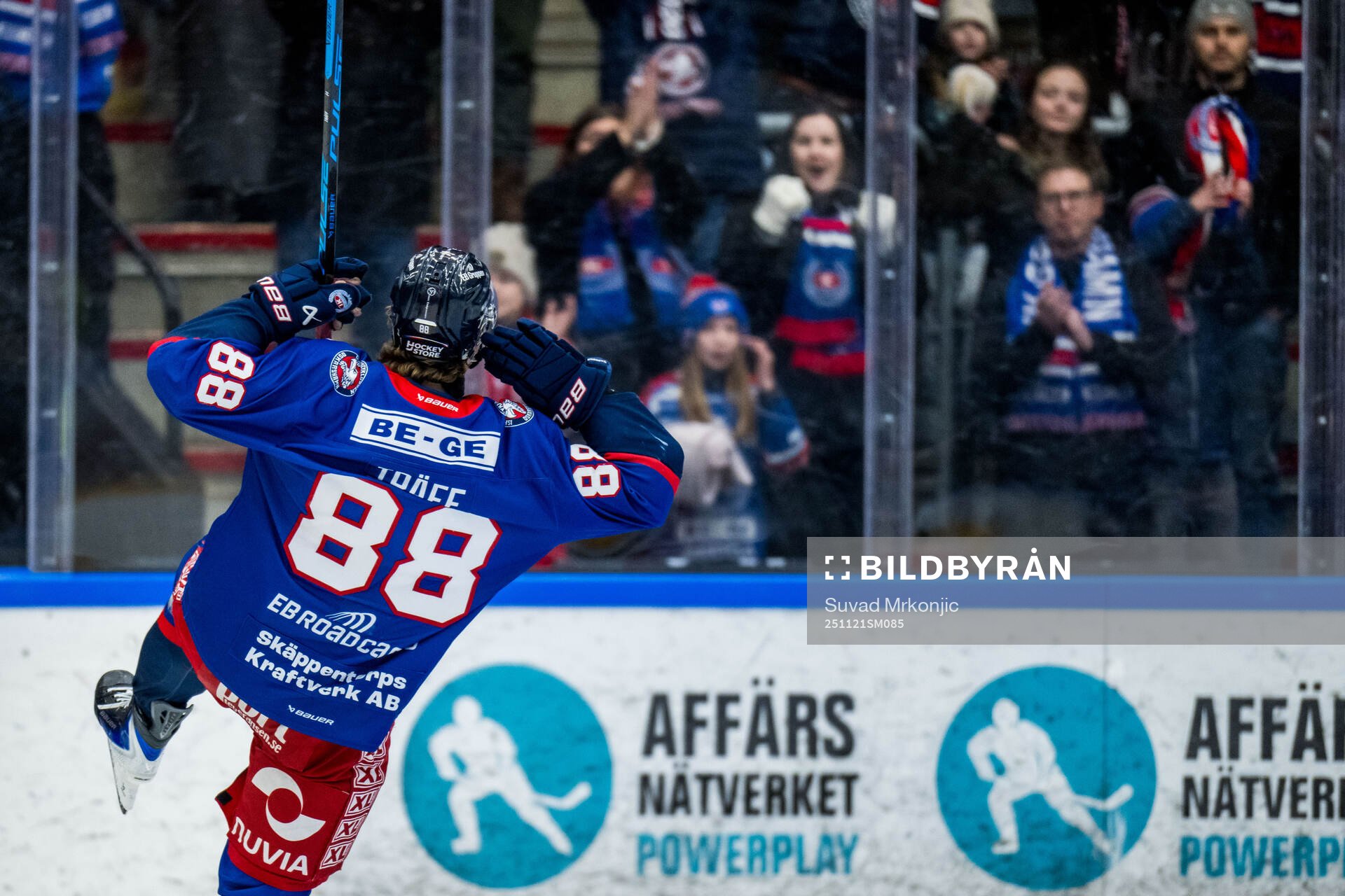 Oskarshamns Herman Träff jublar