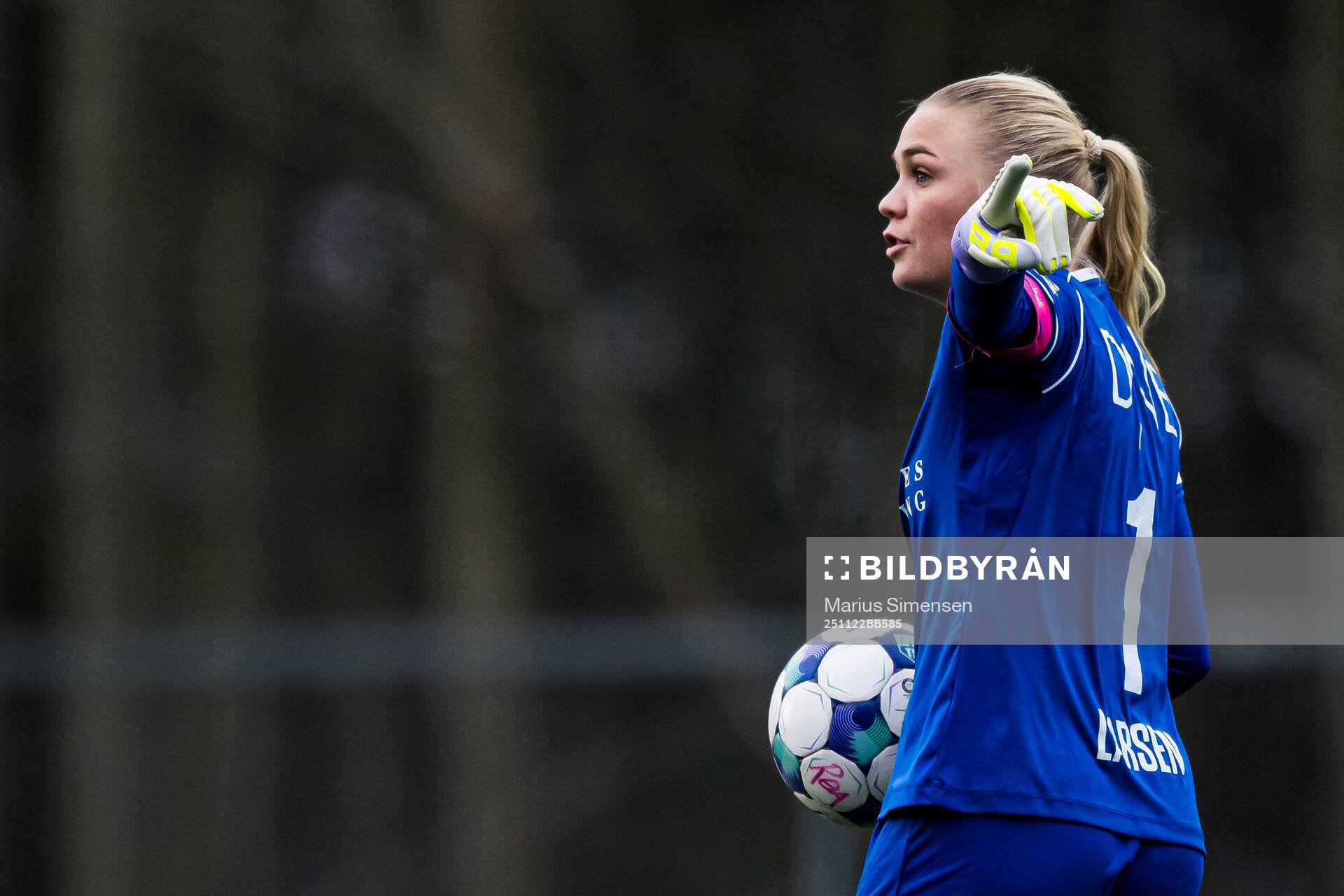 Goalkeeper Hanne Larsen of Åsane