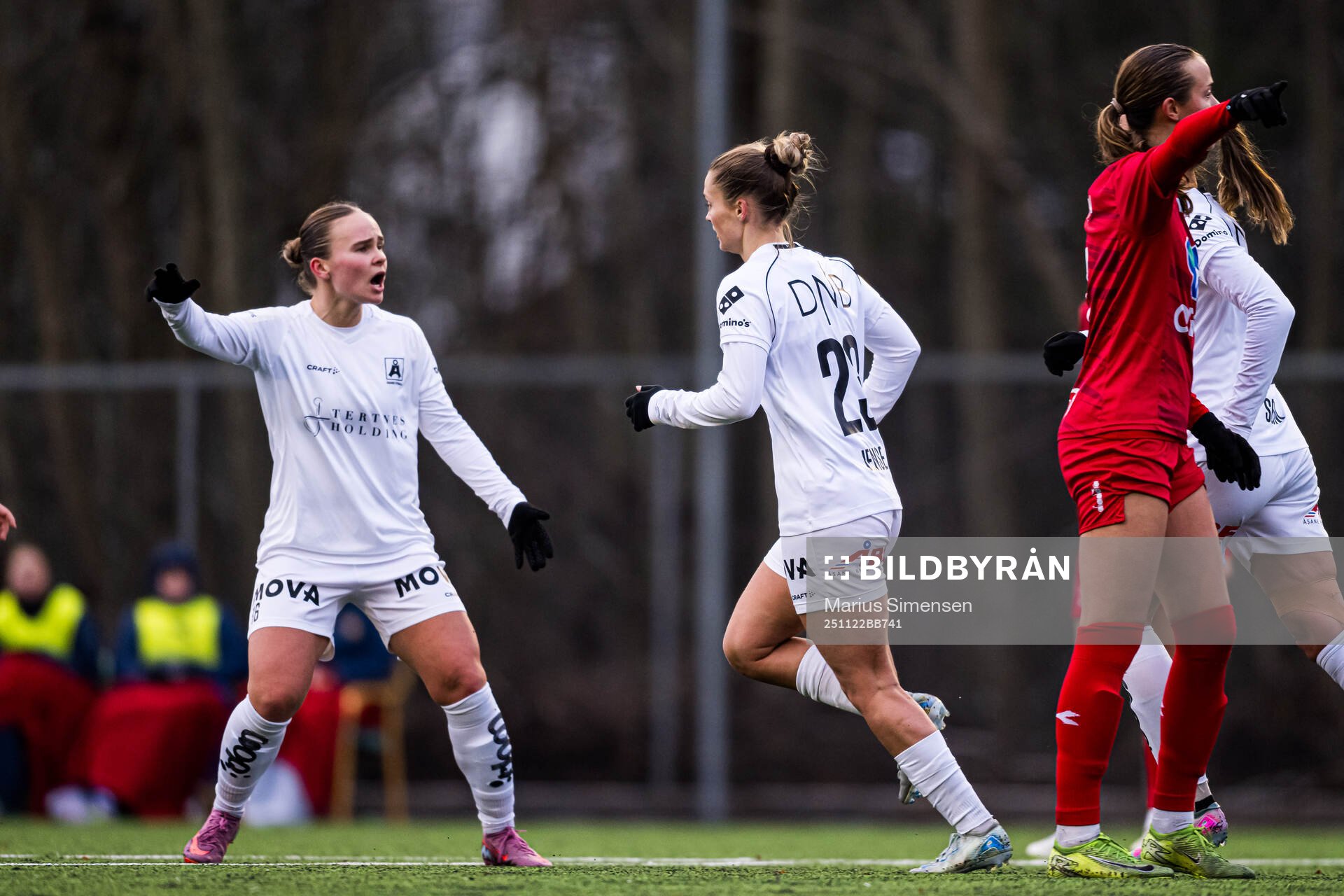 Marina Heggernes Jensen of Åsane celebrates