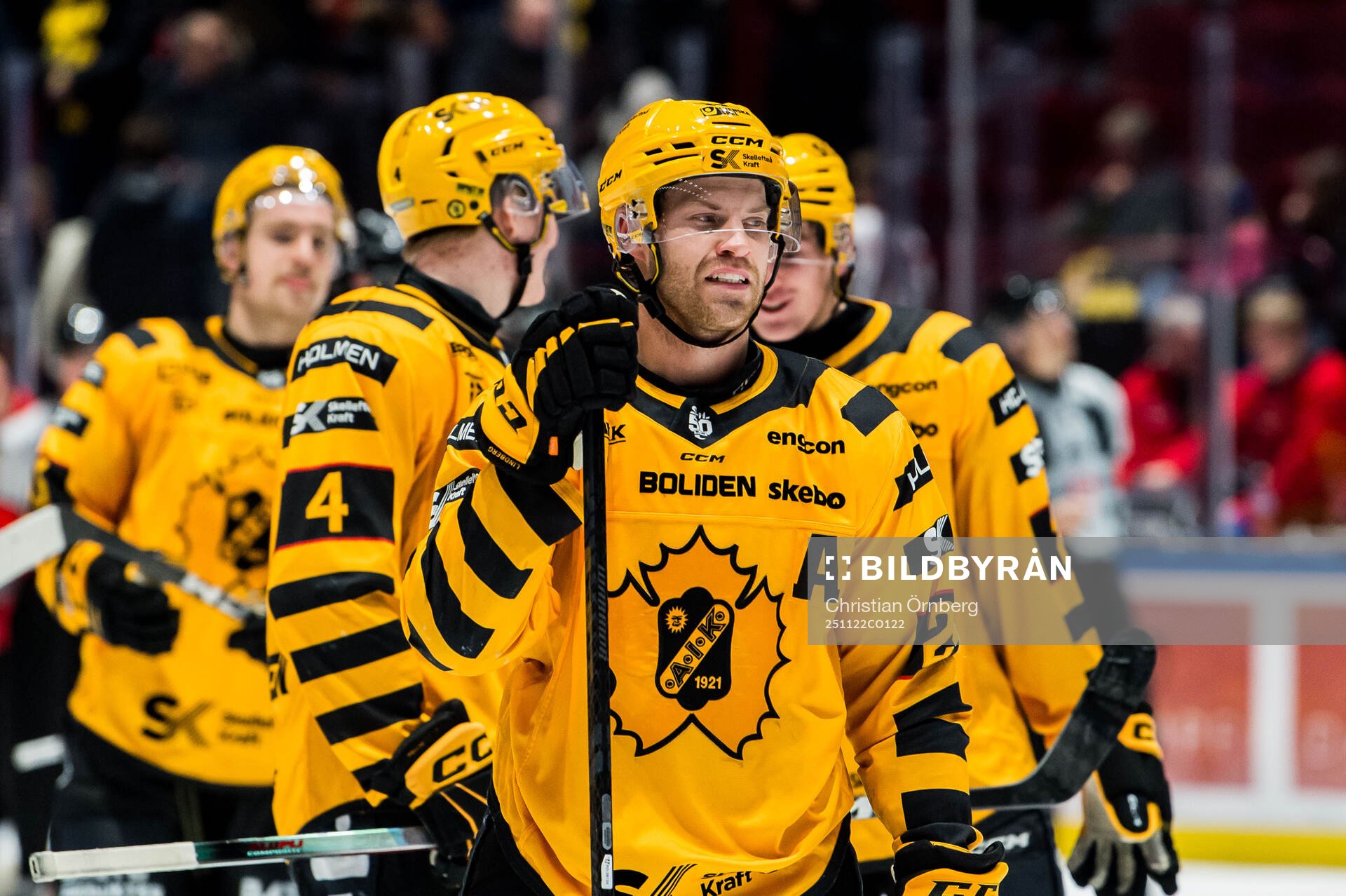 Skellefteås Oscar Lindberg jublar